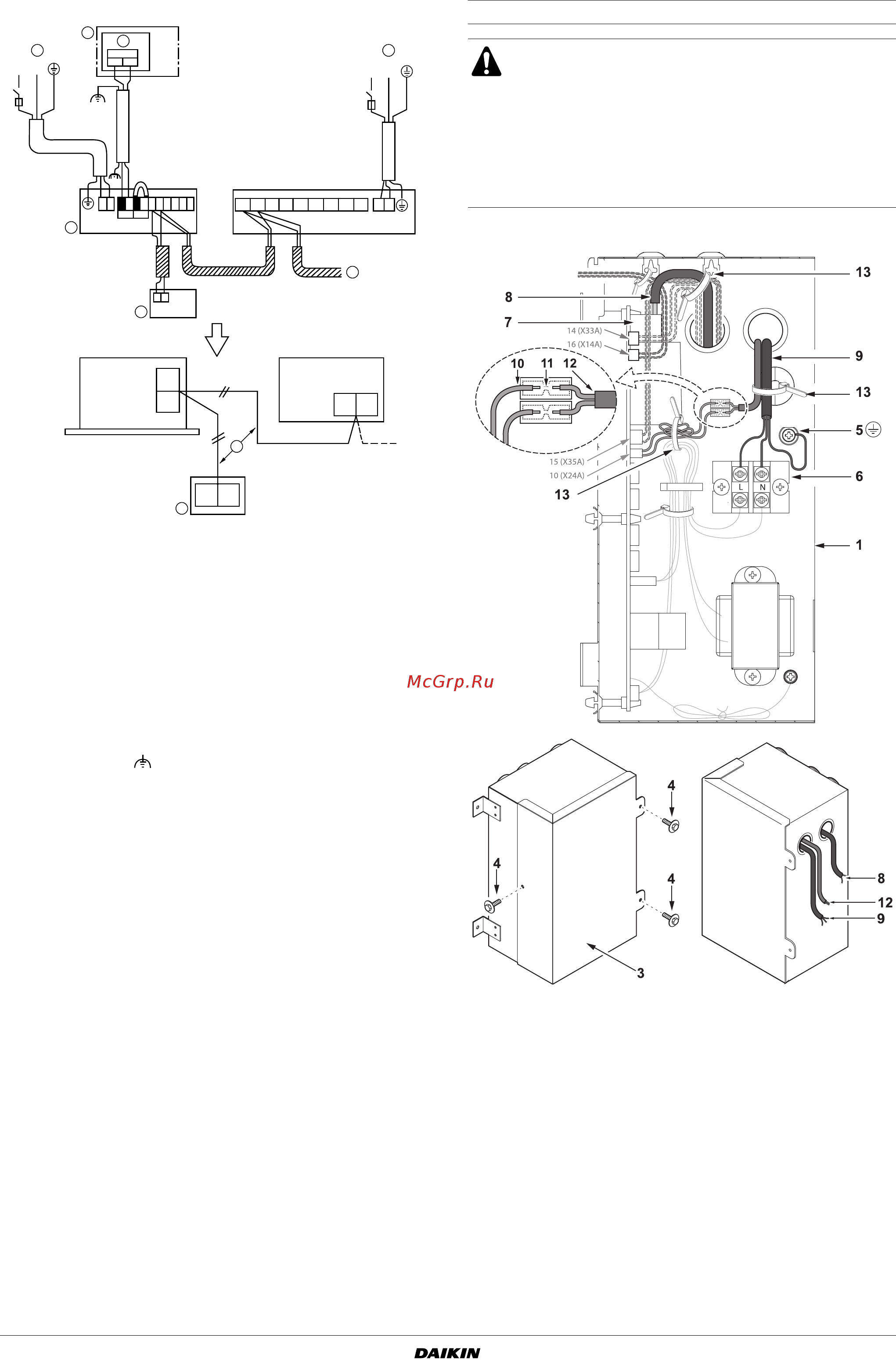 Daikin VAM500FB [12/28] Opening the switch box