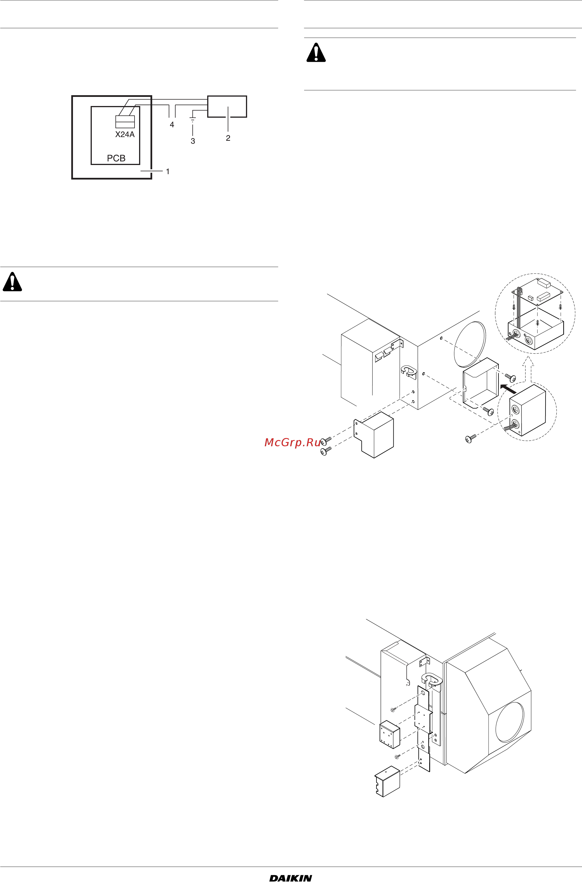 Daikin VAM500FB [14/28] How to install the optional adapter circuit board krp2a61 brp4a50a