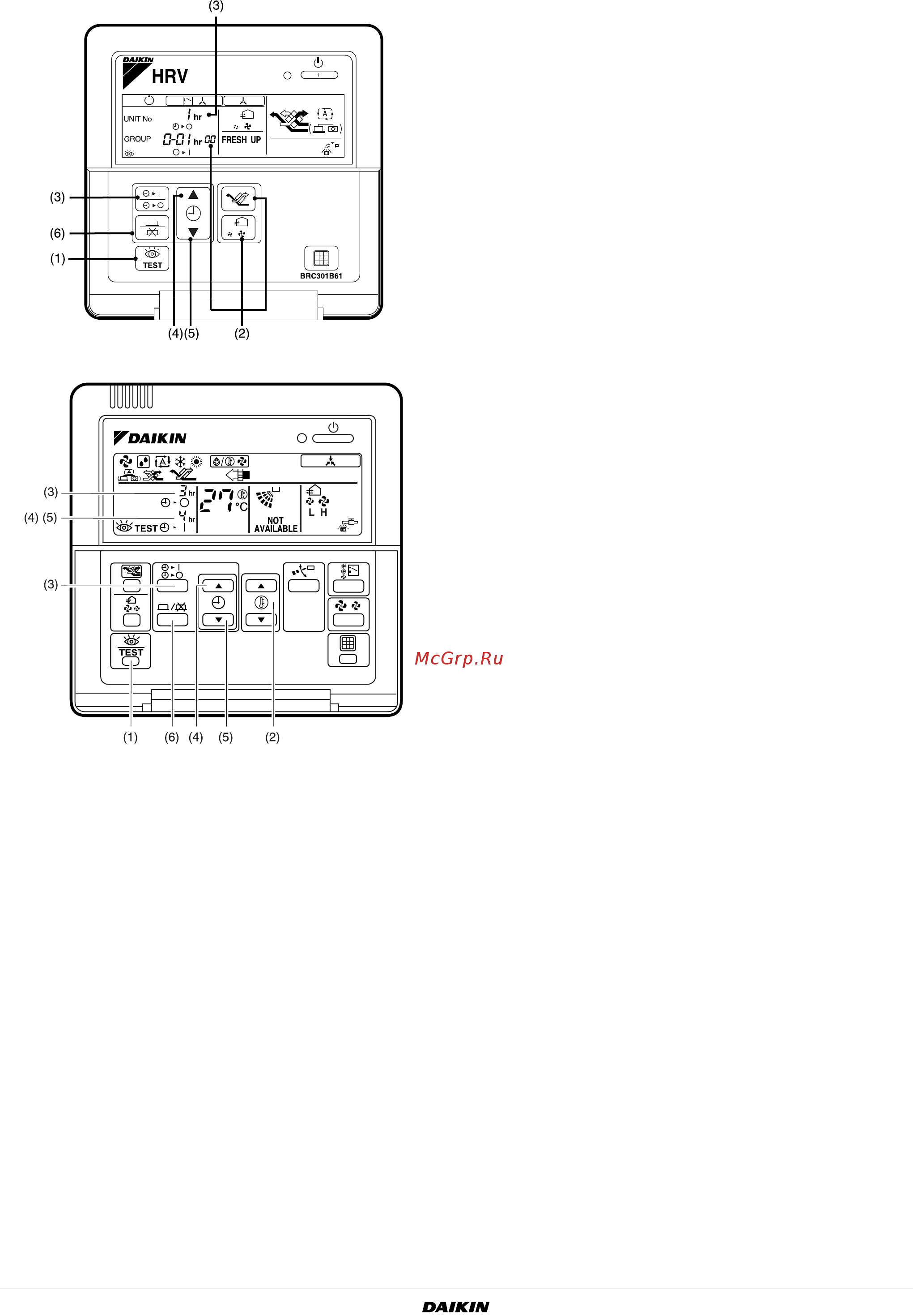 Daikin VAM500FB [16/28] Press the program cancel button 6 once to enter the settings the code display will stop blinking and light up
