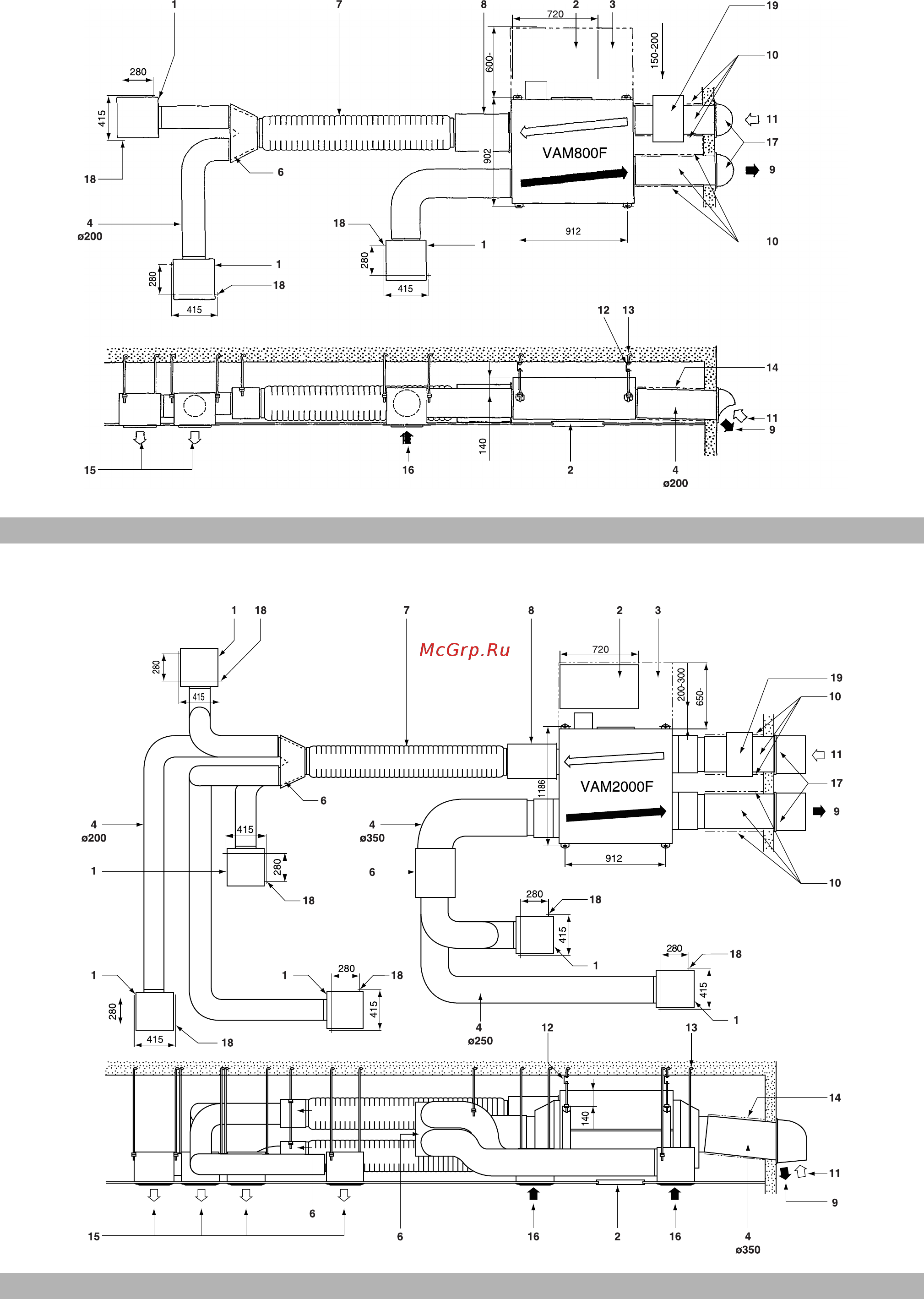 Daikin VAM500FB Инструкция по монтажу онлайн [3/28] 523718