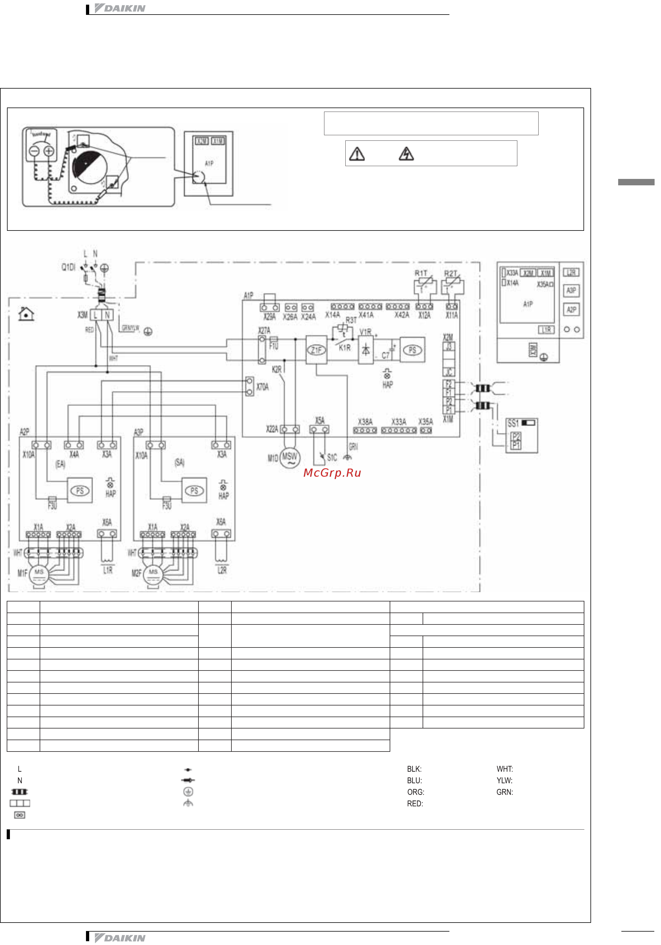 Daikin VAM1000FB [22/45] Монтажные схемы