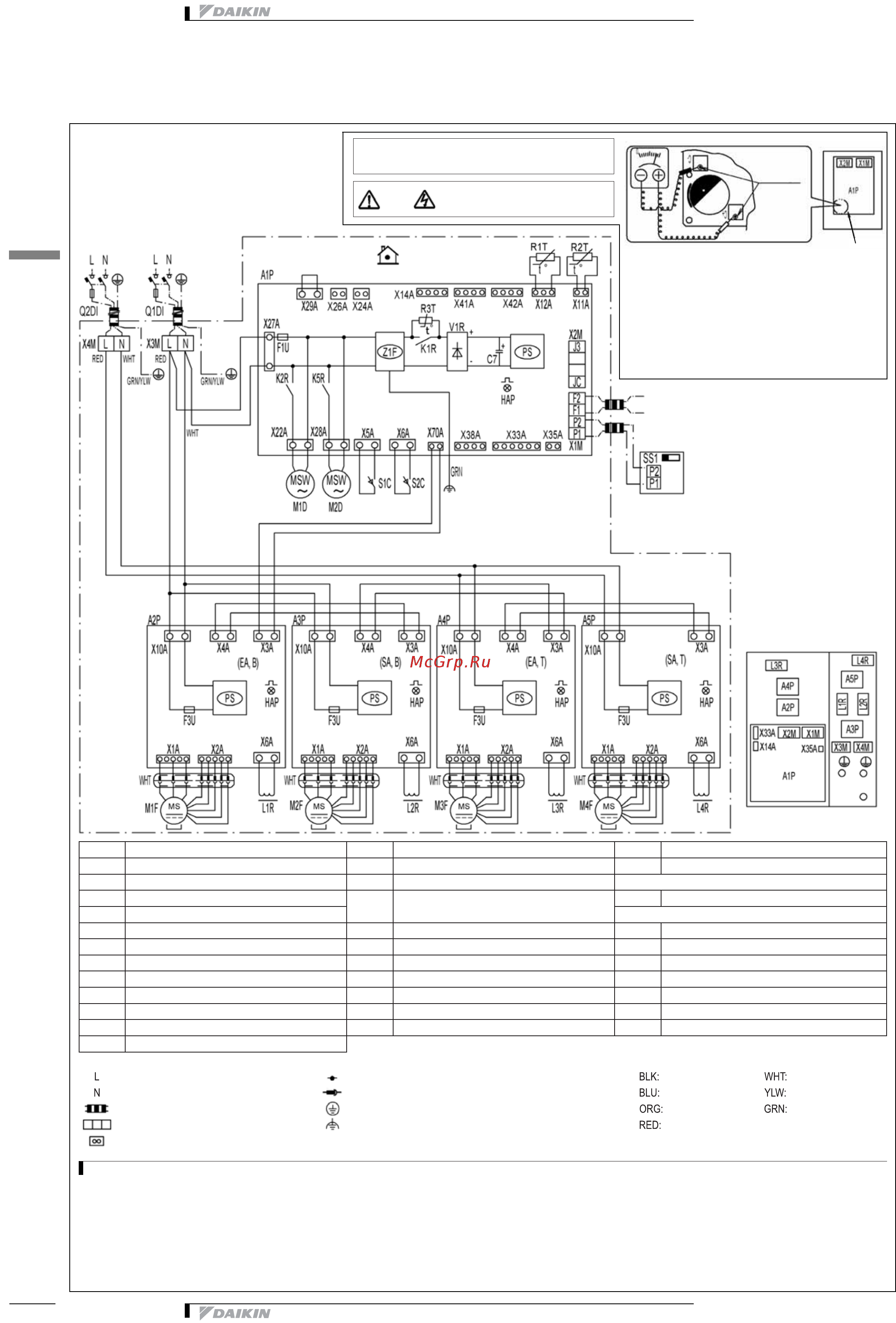 Daikin VAM500FB [23/45] Монтажные схемы