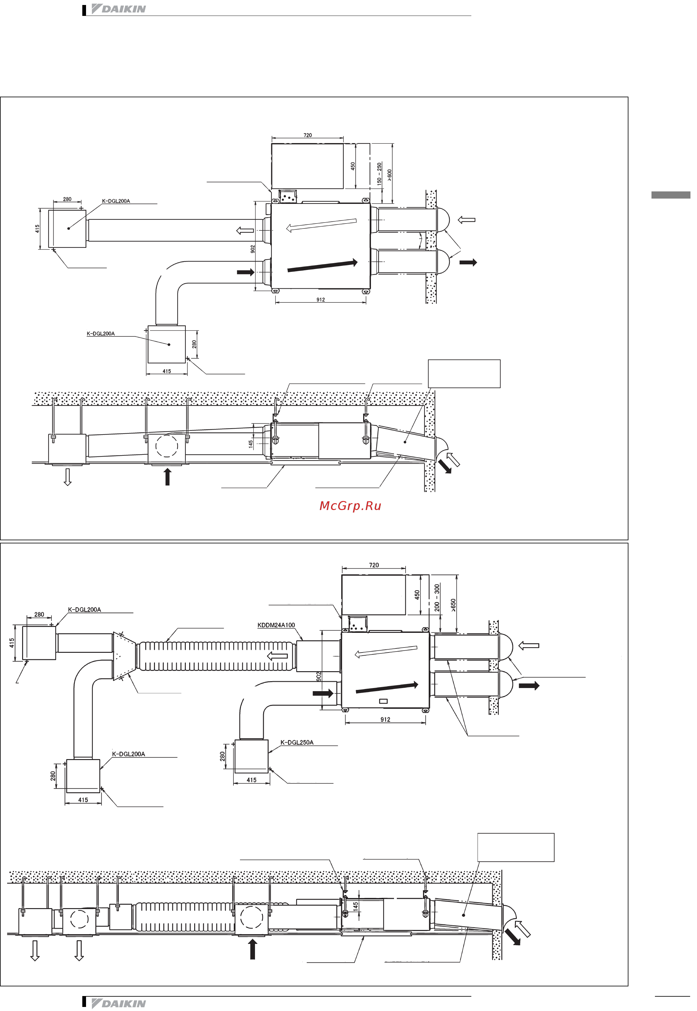Daikin VAM1000FB [41/45] Установка