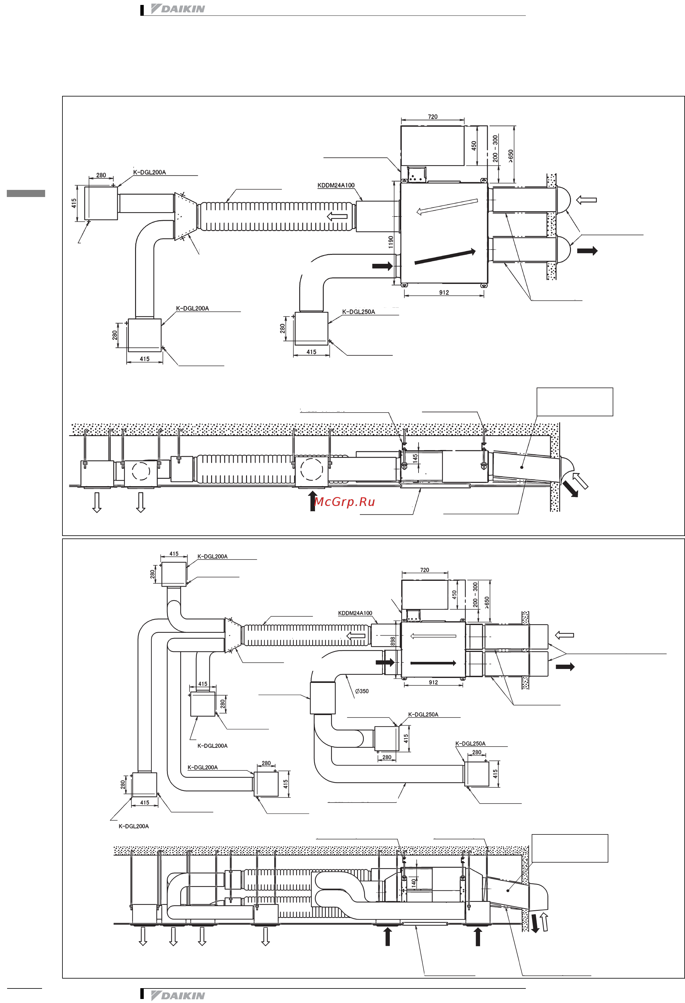 Daikin VAM1500FB [42/45] Внутренний блок vam fa fb