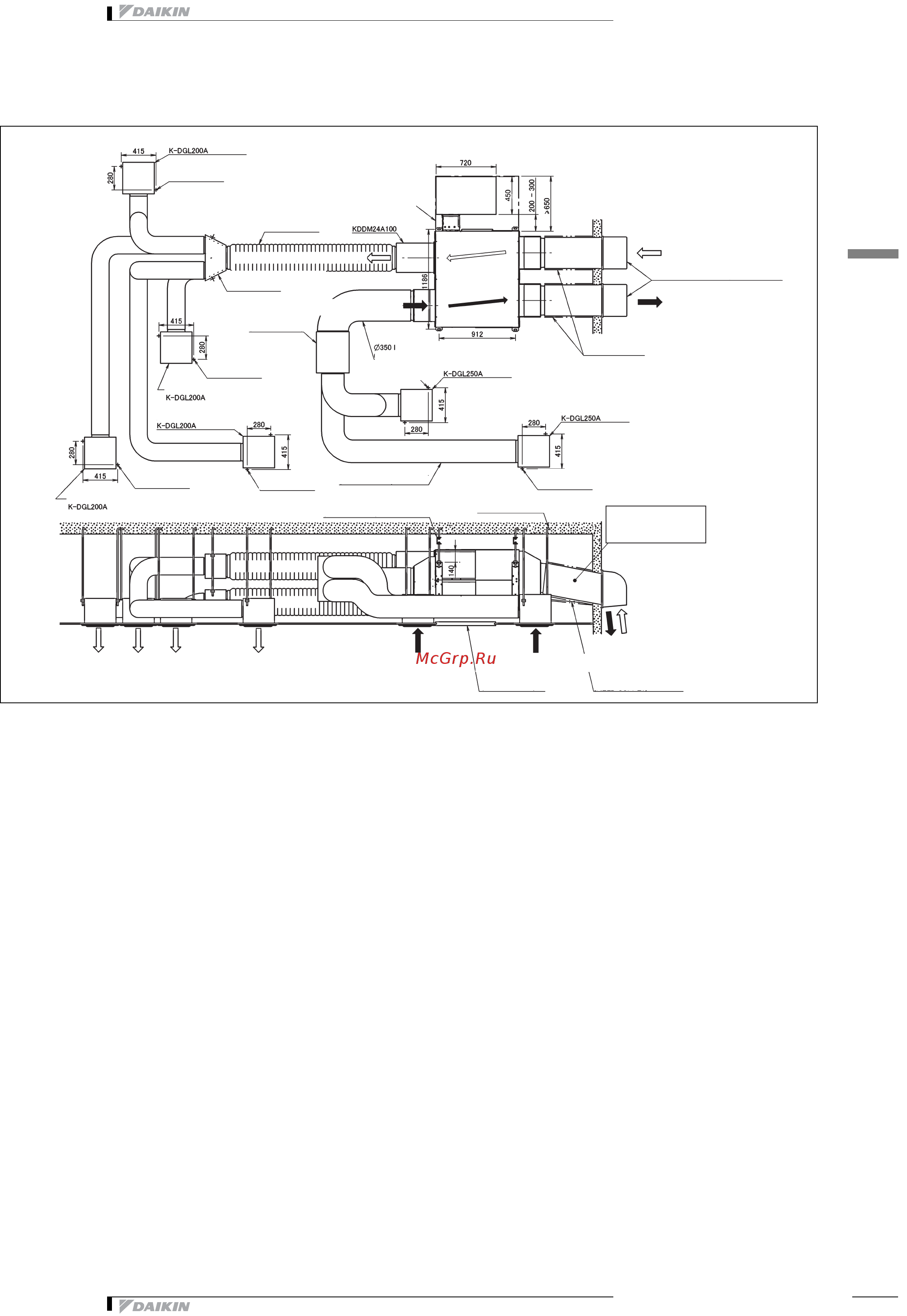 Daikin VAM350FB [43/45] Установка