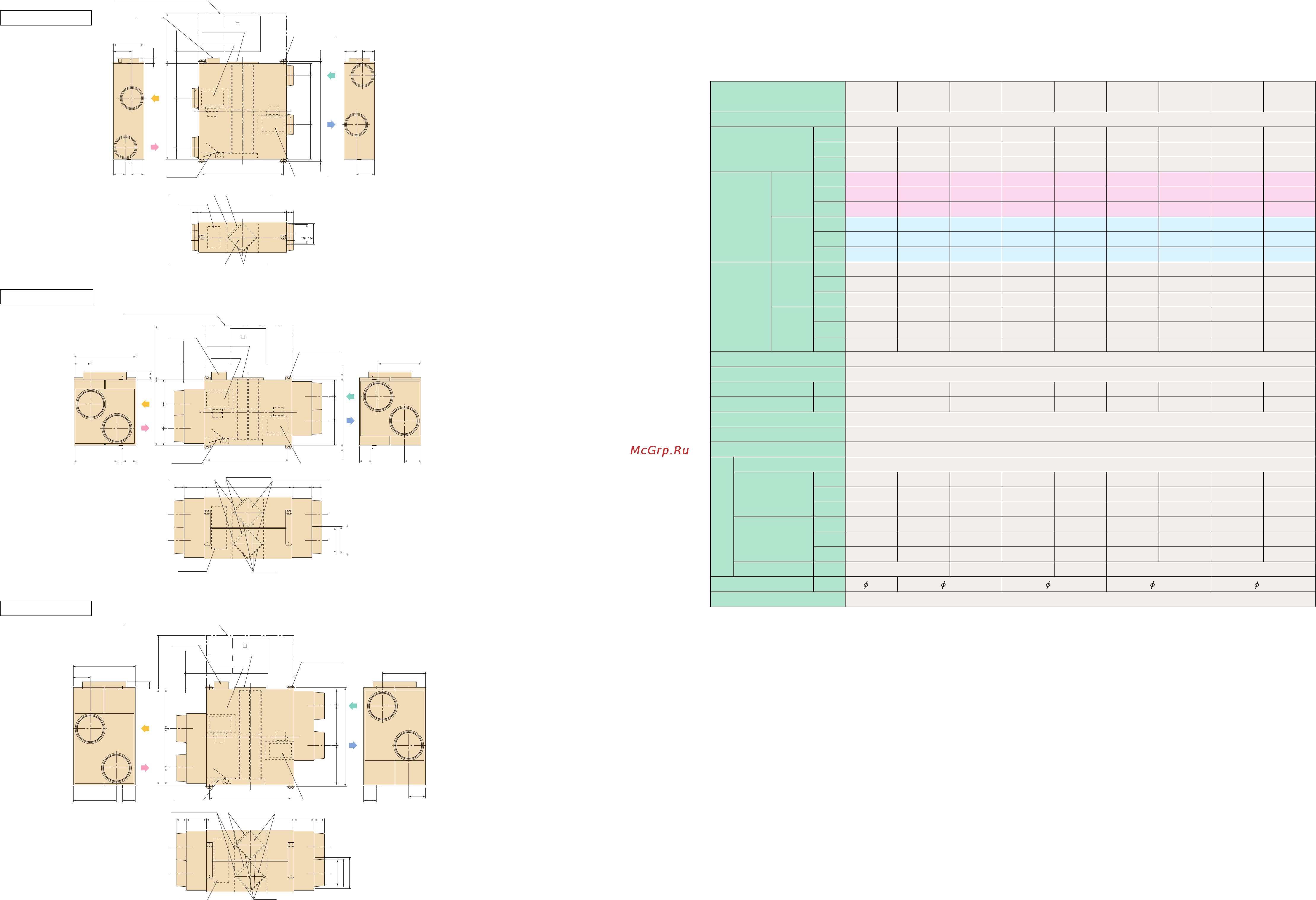 Daikin VAM2000GJVE [9/10] S pec ific a tions
