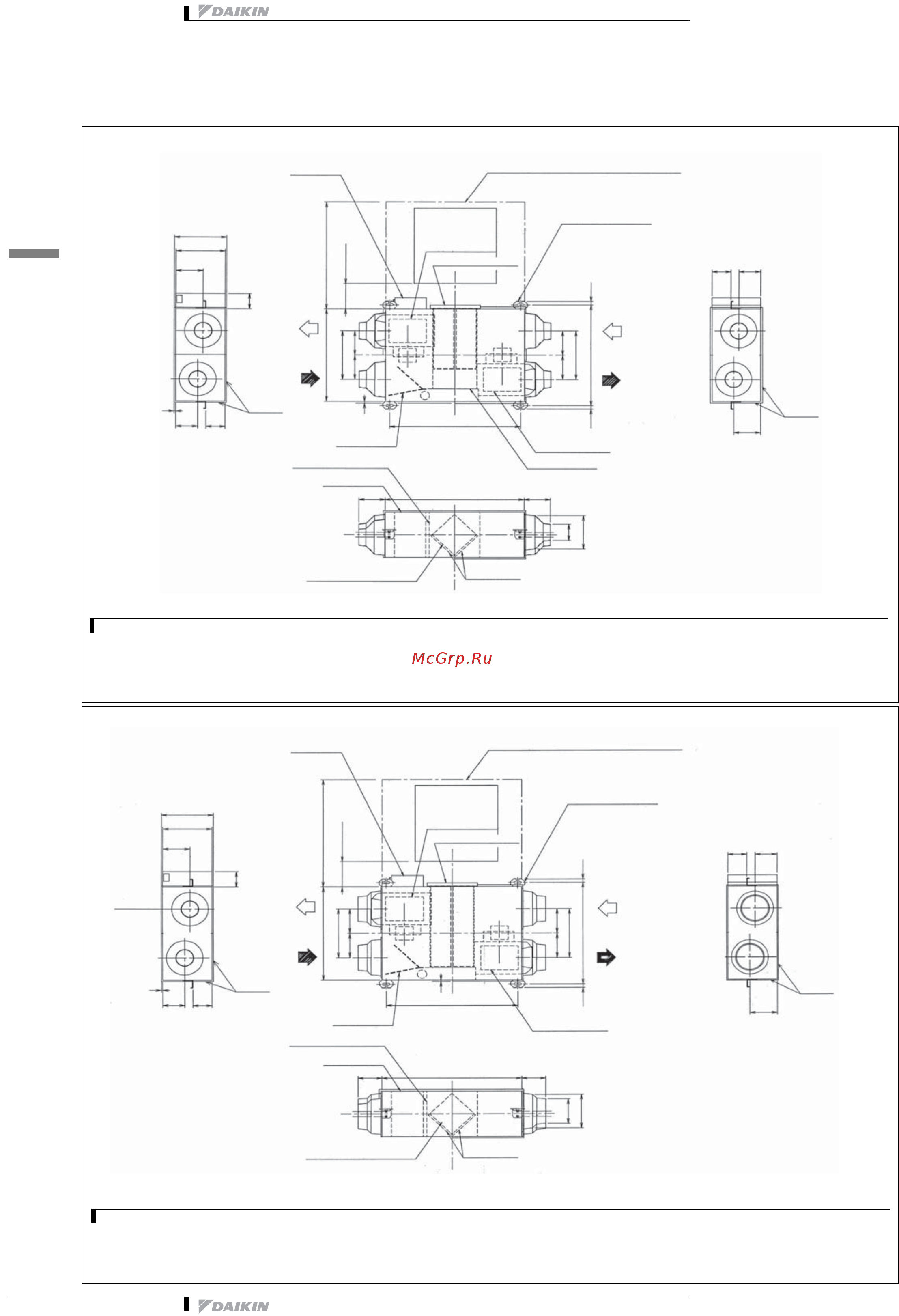 Daikin VAM2000FCVE [12/51] Размерные чертежи