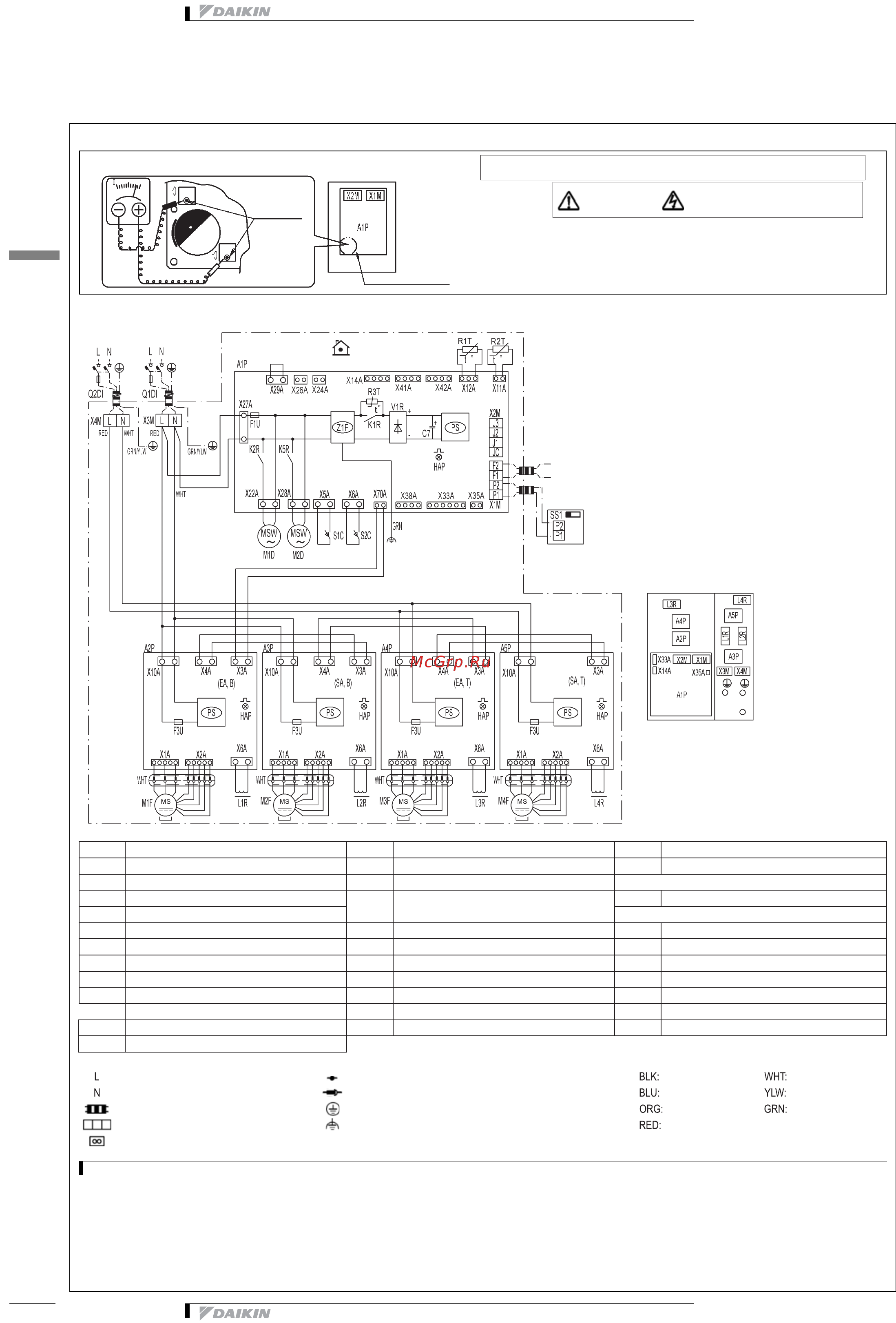 Daikin VAM250FC [24/51] Монтажные схемы