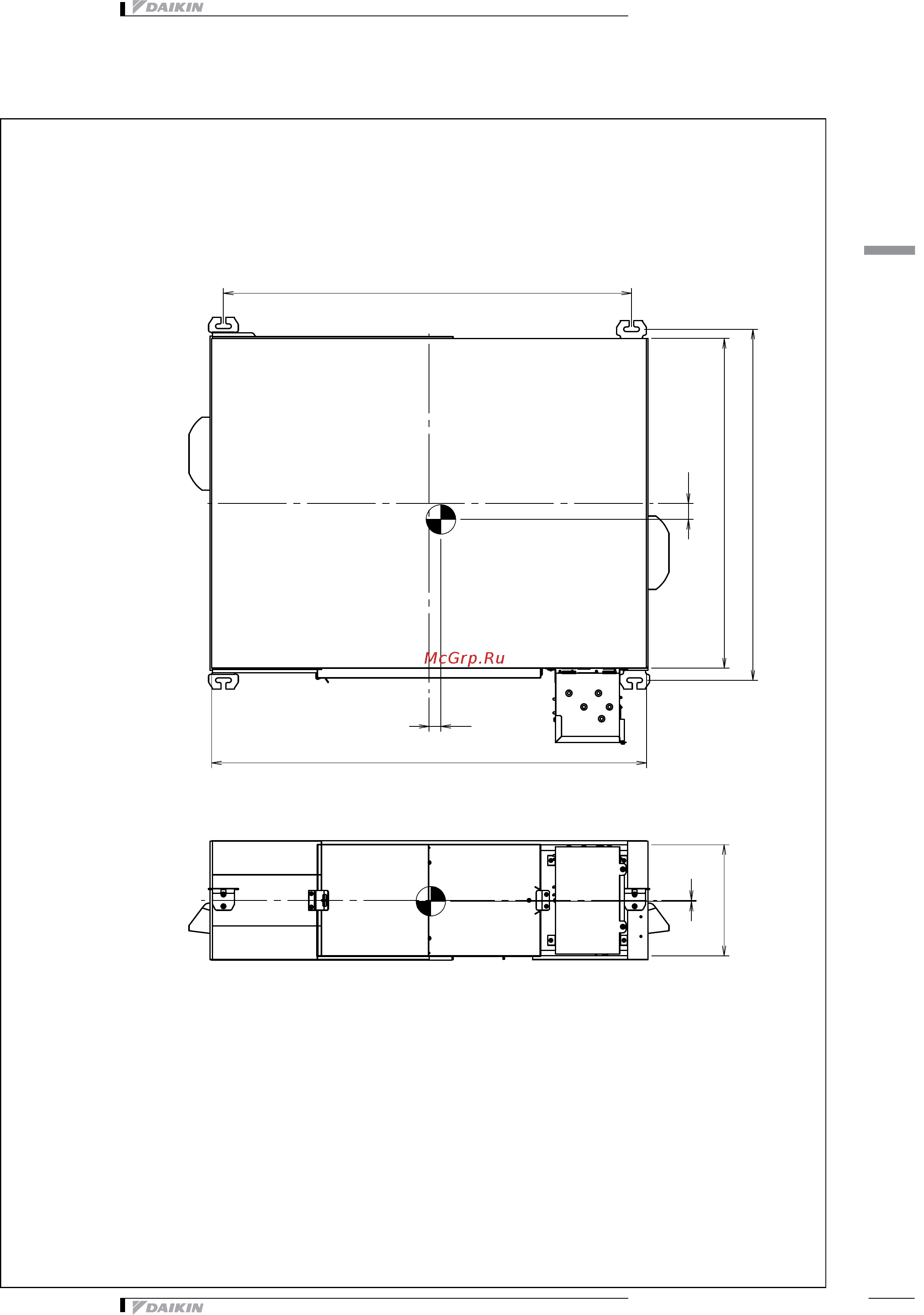 Daikin VAM350J7VEB [13/35] Centre of gravity