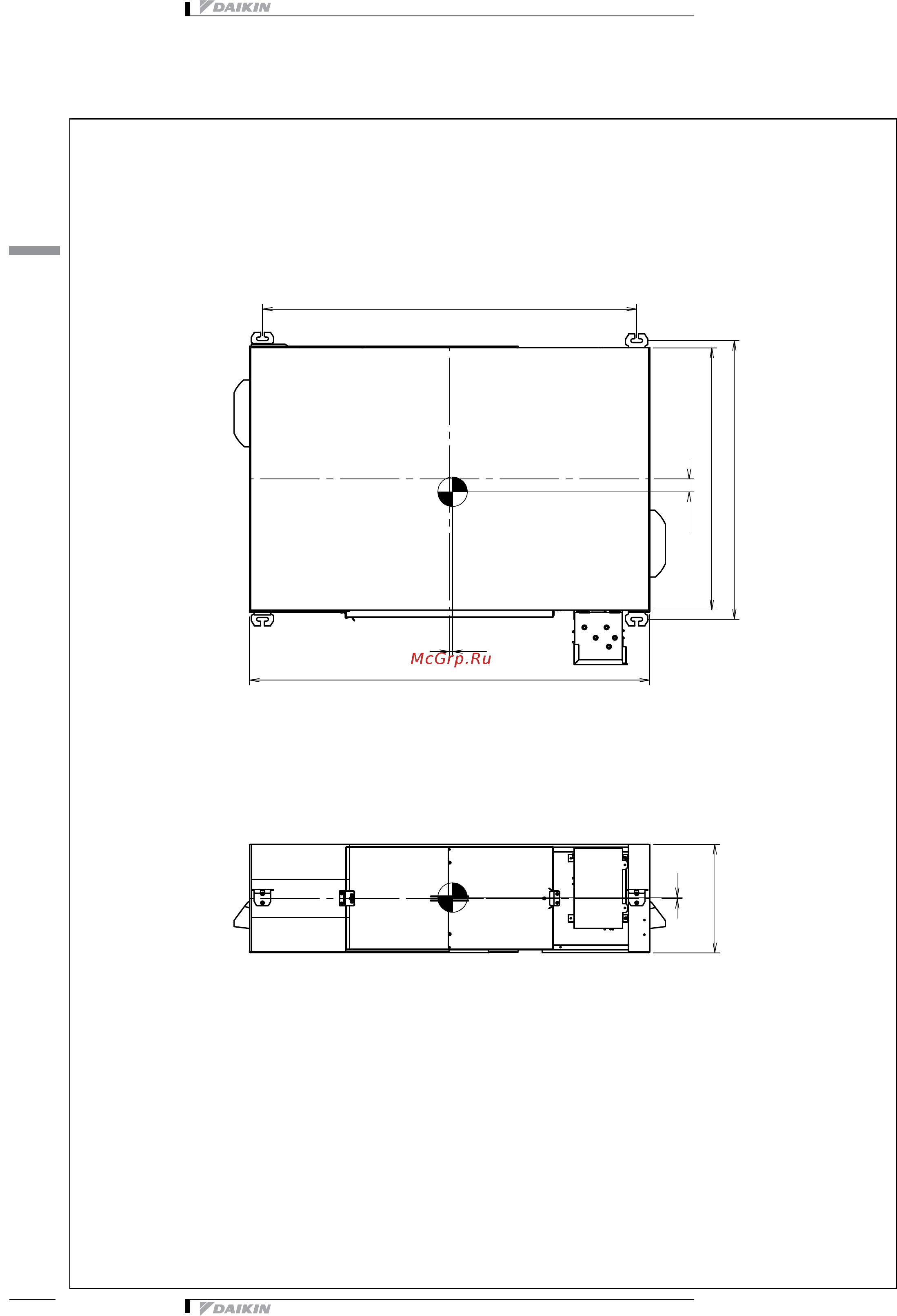 Daikin VAM350J7VEB [14/35] Centre of gravity