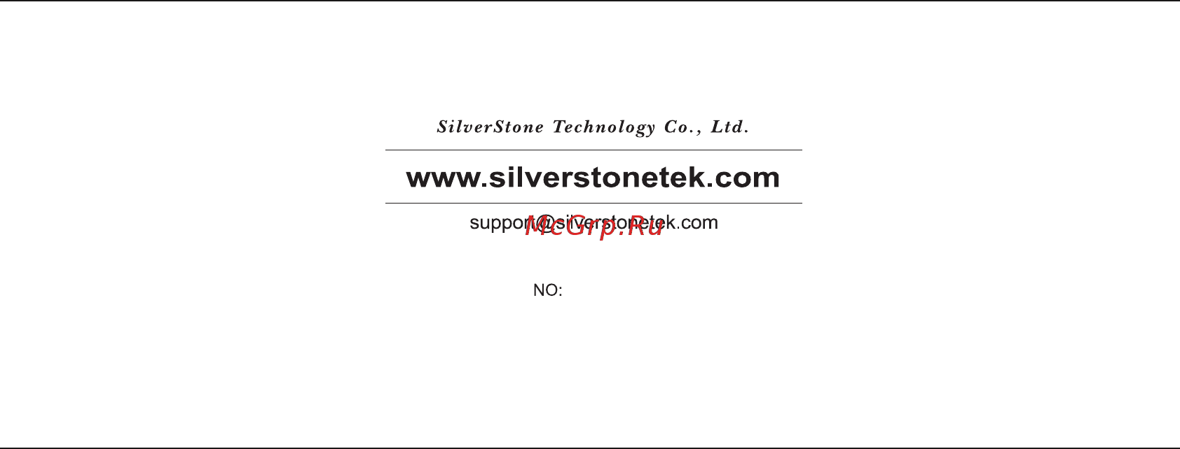 SilverStone SX500-LG V2.1 [12/12] Manual sx500 lg p180 v1 封底