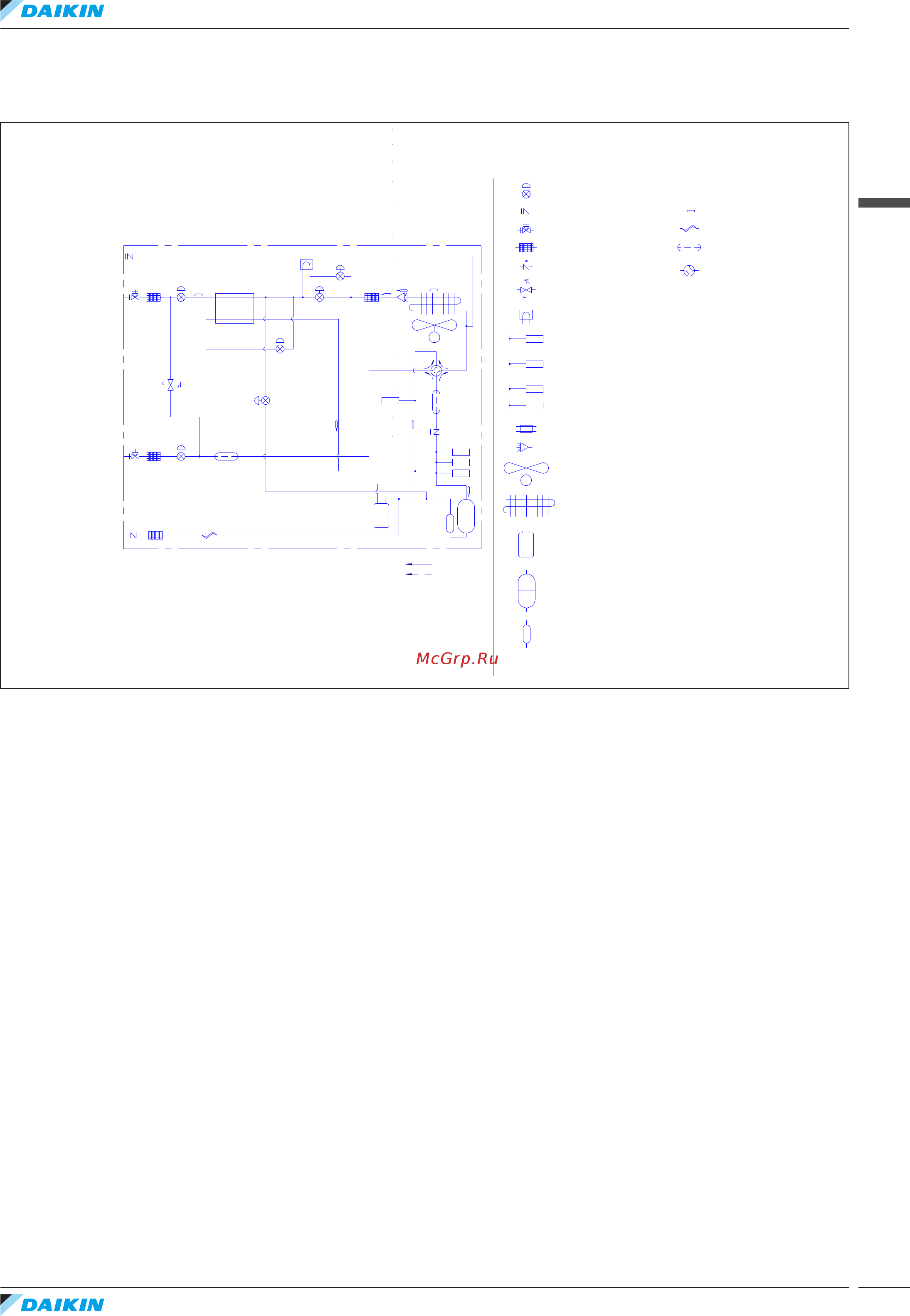 Daikin RXYSA5A7Y1B [15/34] Схемы трубопроводов