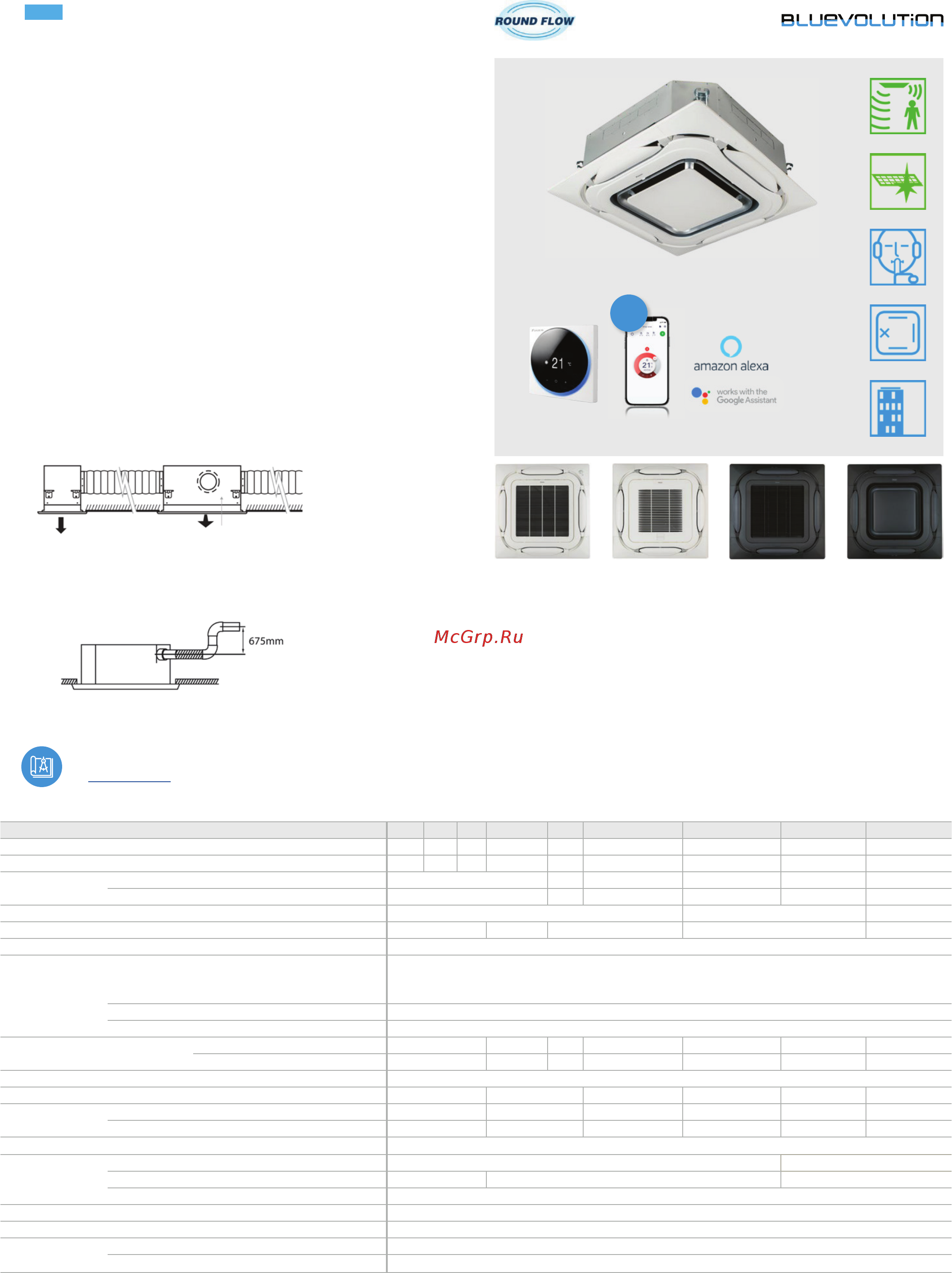 Daikin FXFA50A2VEB Технические данные онлайн