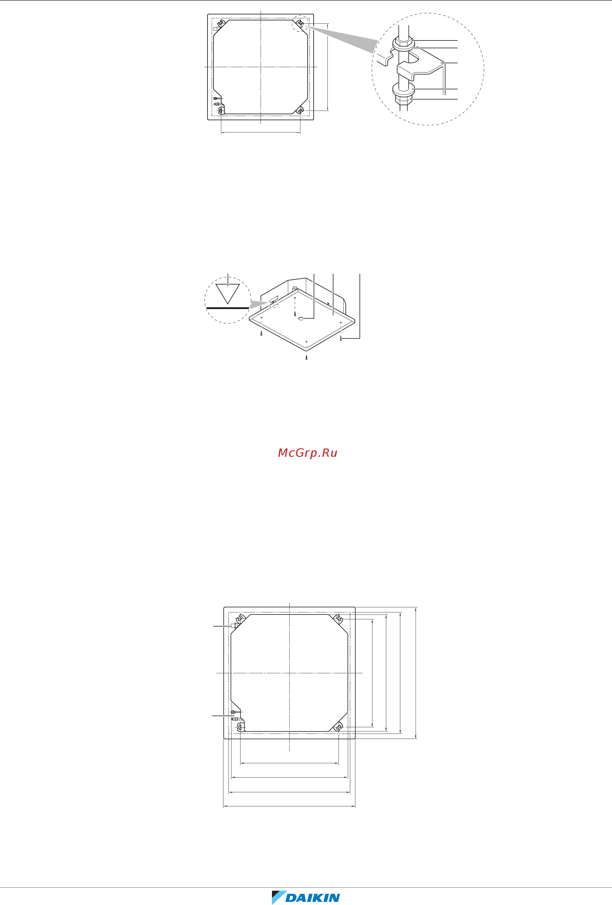 Daikin FXFA40A2VEB [56/92] Монтаж агрегата