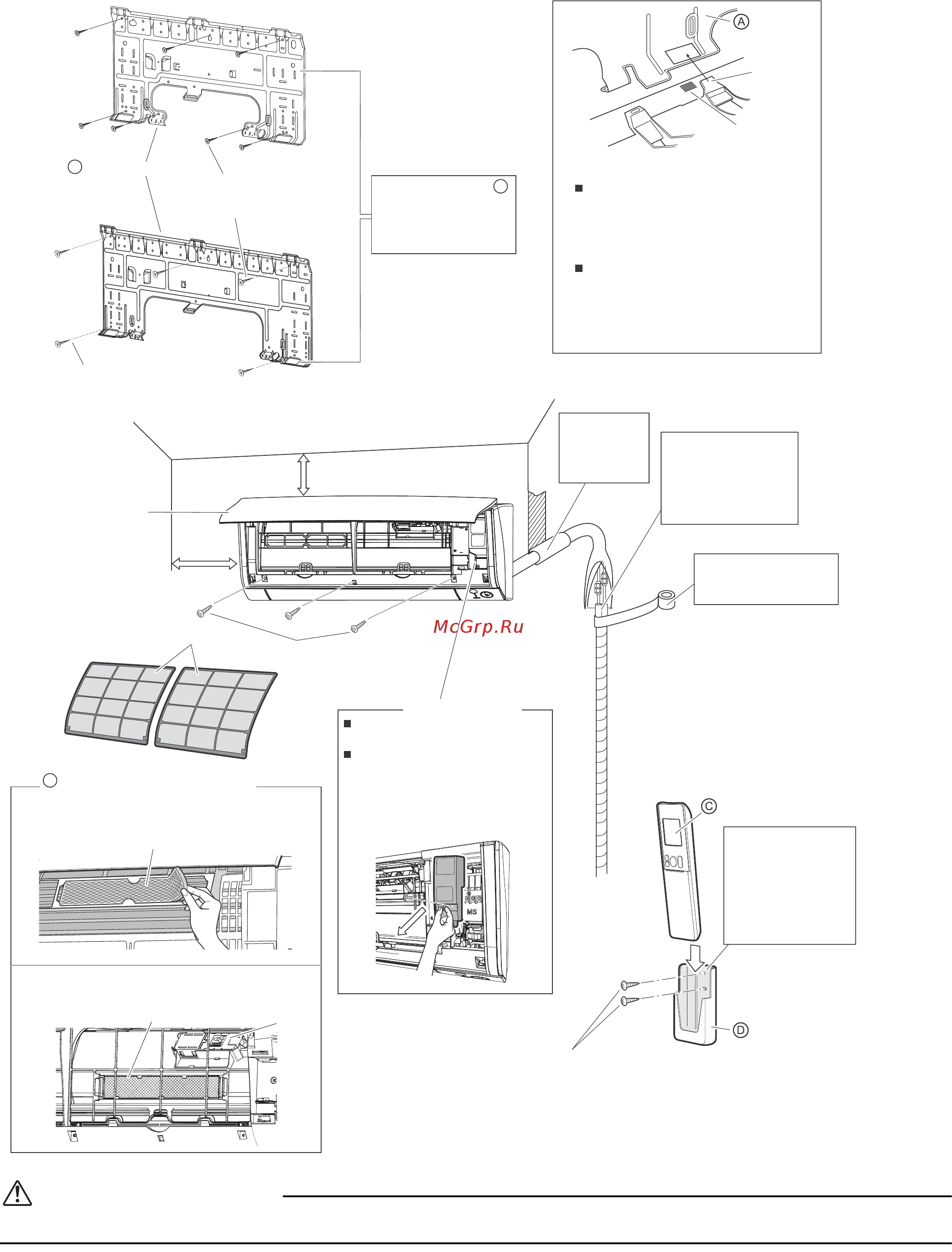 Daikin FTXTM30M2V1B [6/16] Предупреждение
