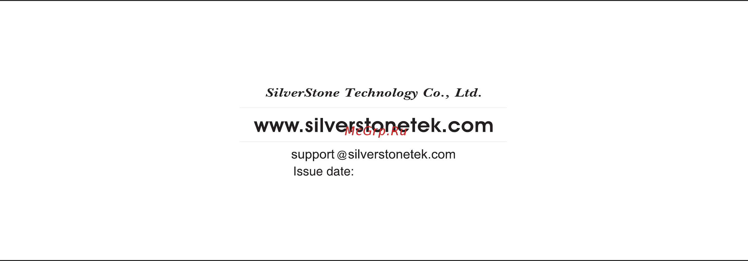 SilverStone SST-ST50F-230 [12/12] St50f 230 封底