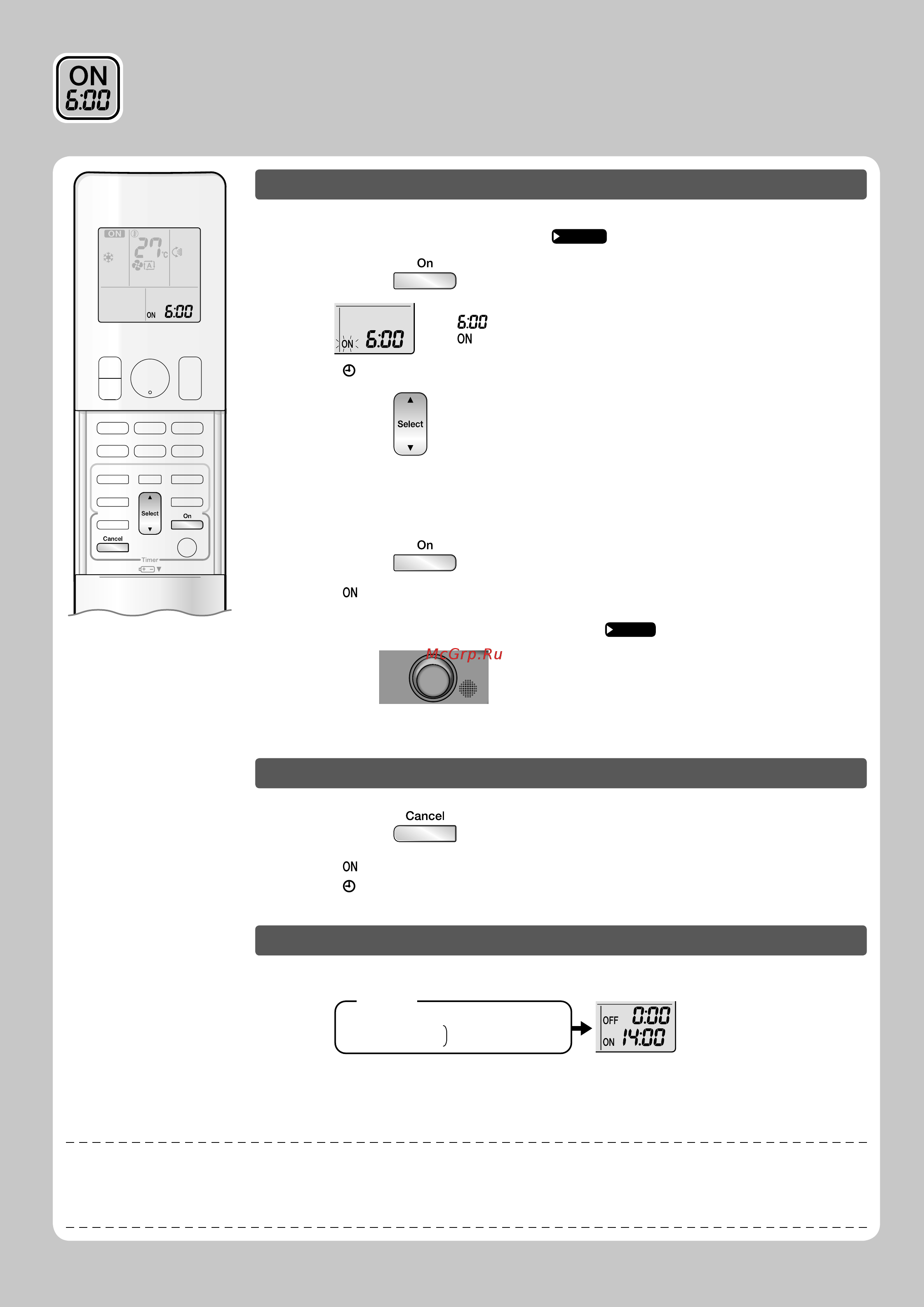 Daikin FTXJ20MV1BW [23/40] On timer operation