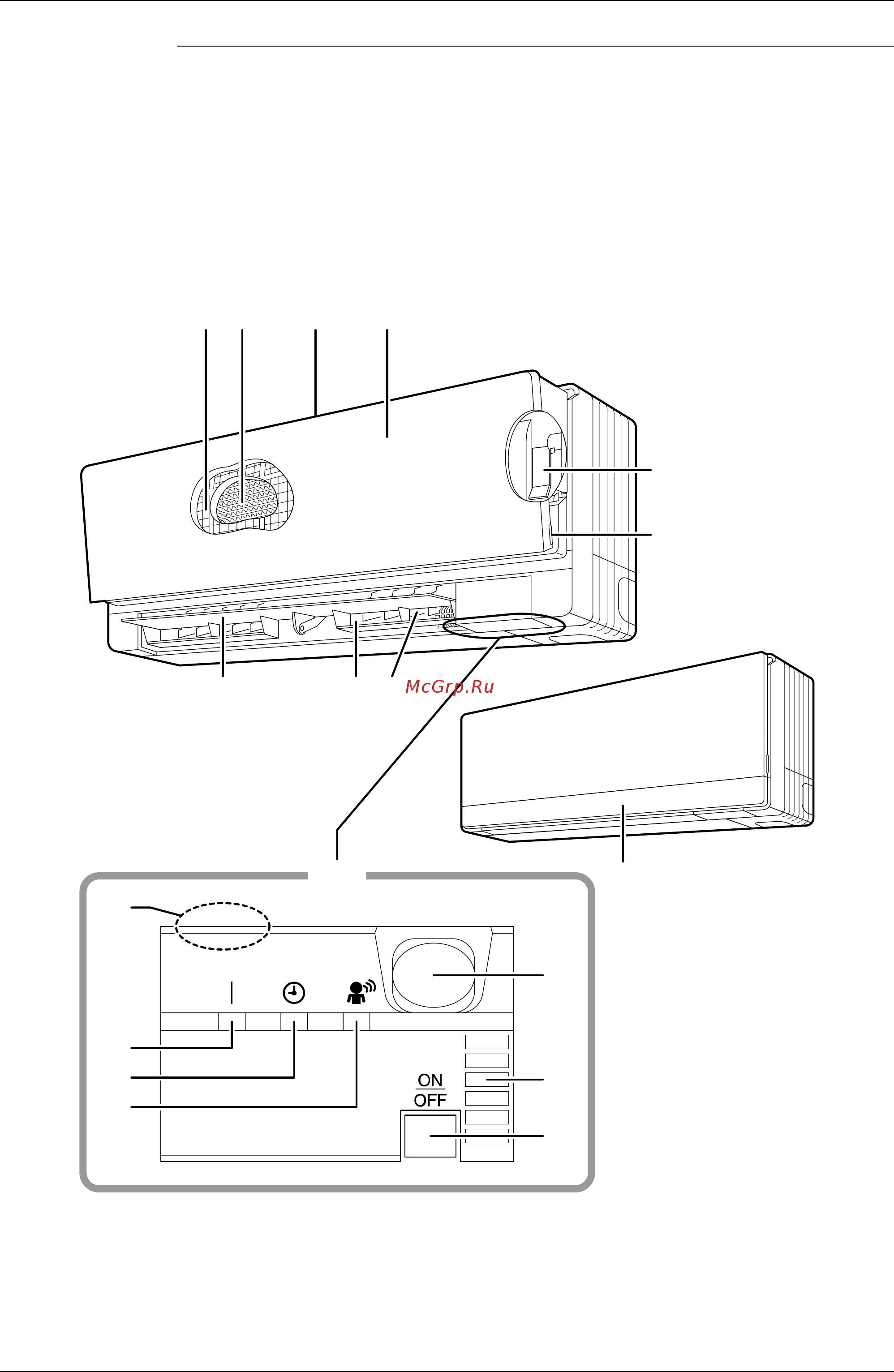Daikin FTXS60FV1B [128/355] Names of parts