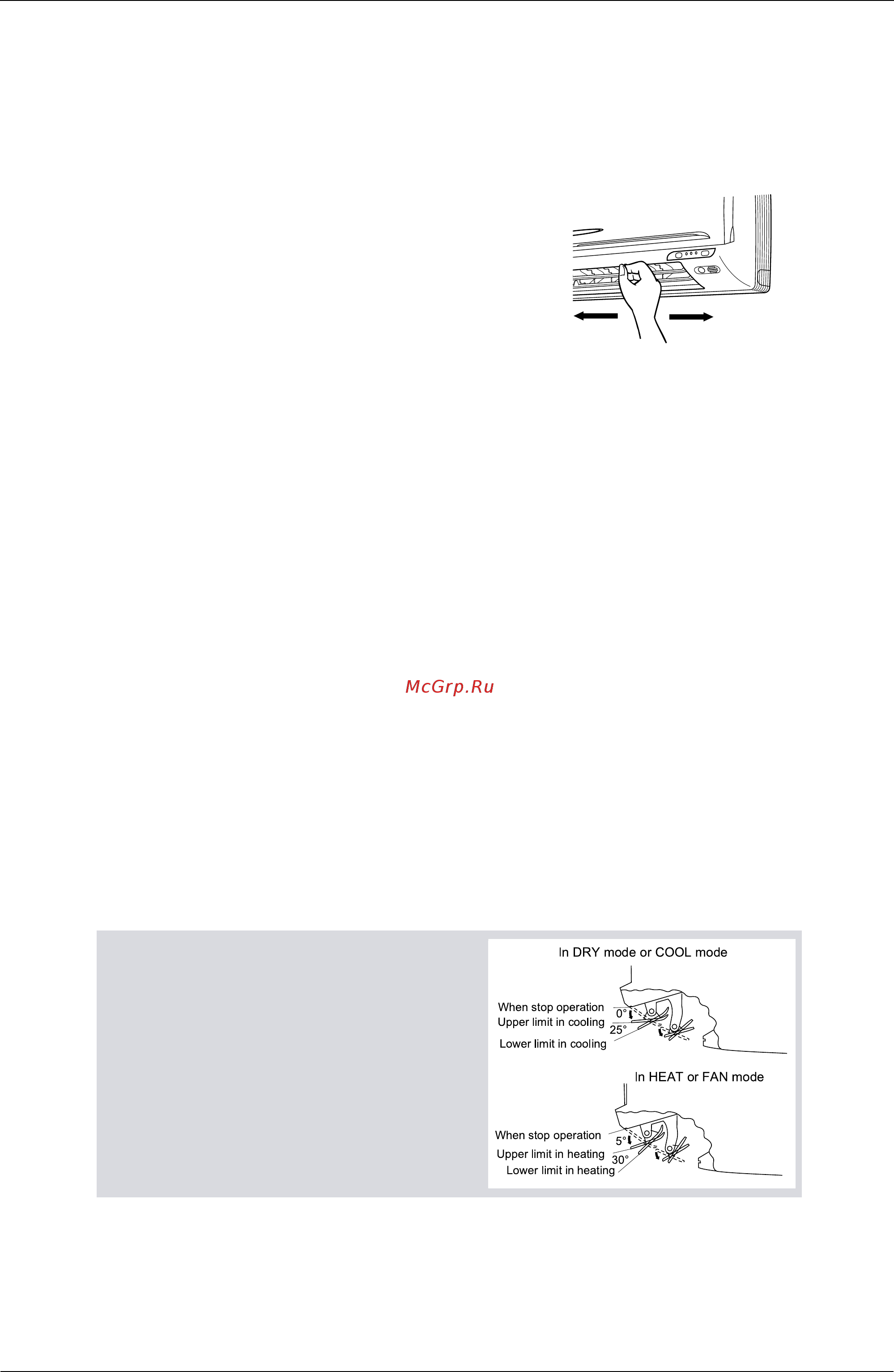 Daikin FVXS25FV1B [145/355] To adjust the vertical blades louvers