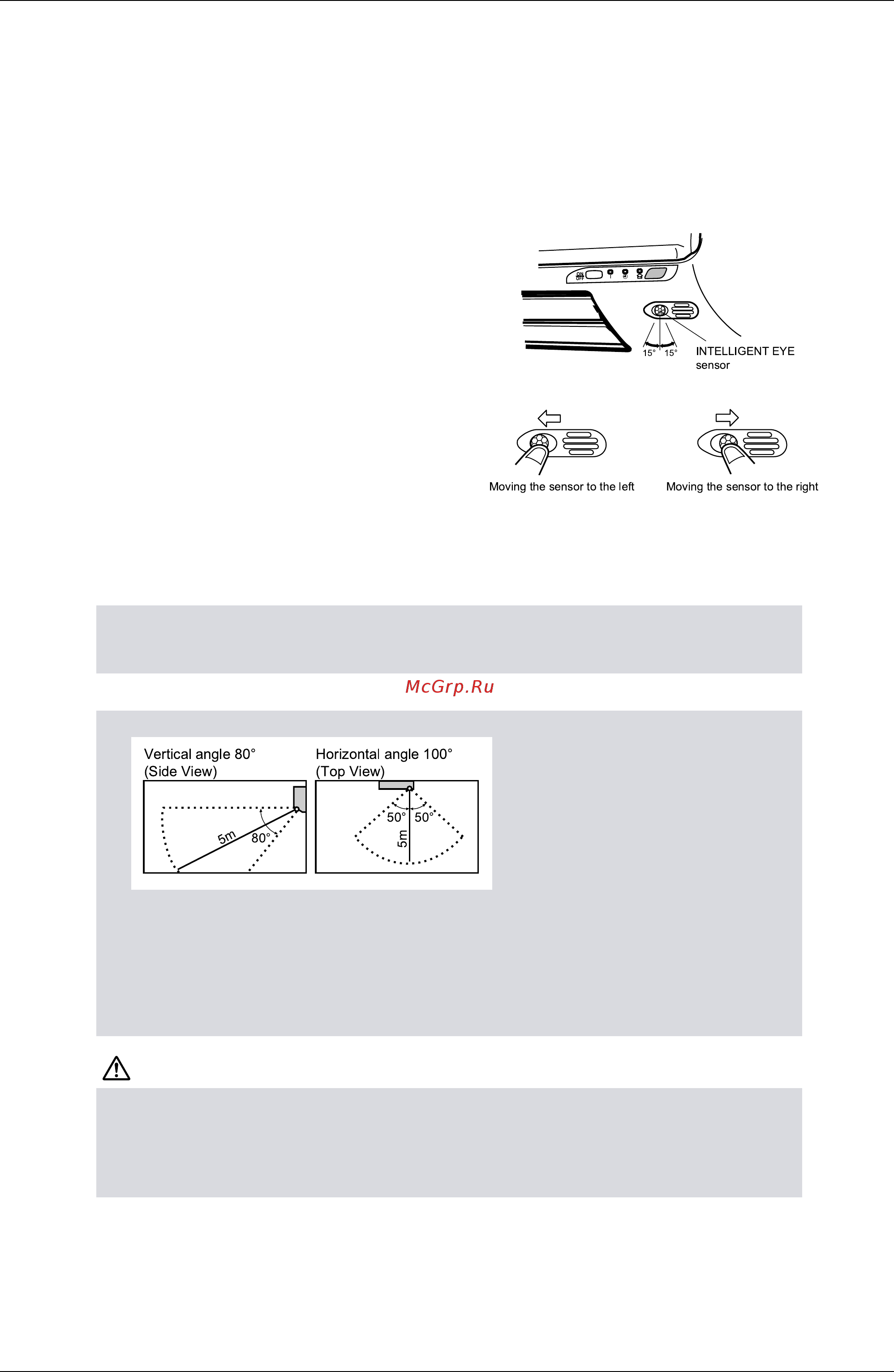 Daikin FVXS25FV1B [160/355] To adjust the angle of the intelligent eye sensor