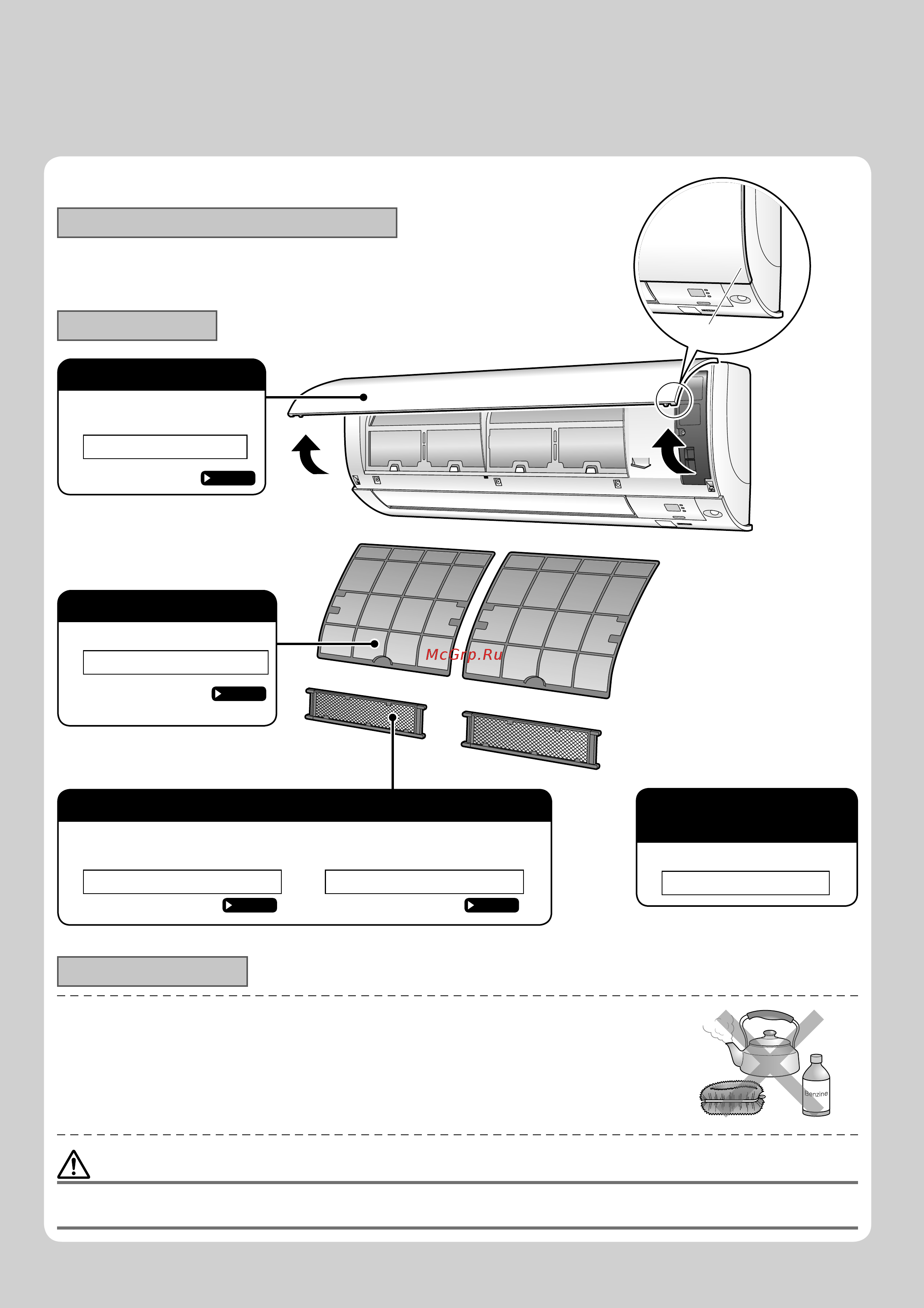 Daikin FTXLS35K3V1B [30/40] Care and cleaning