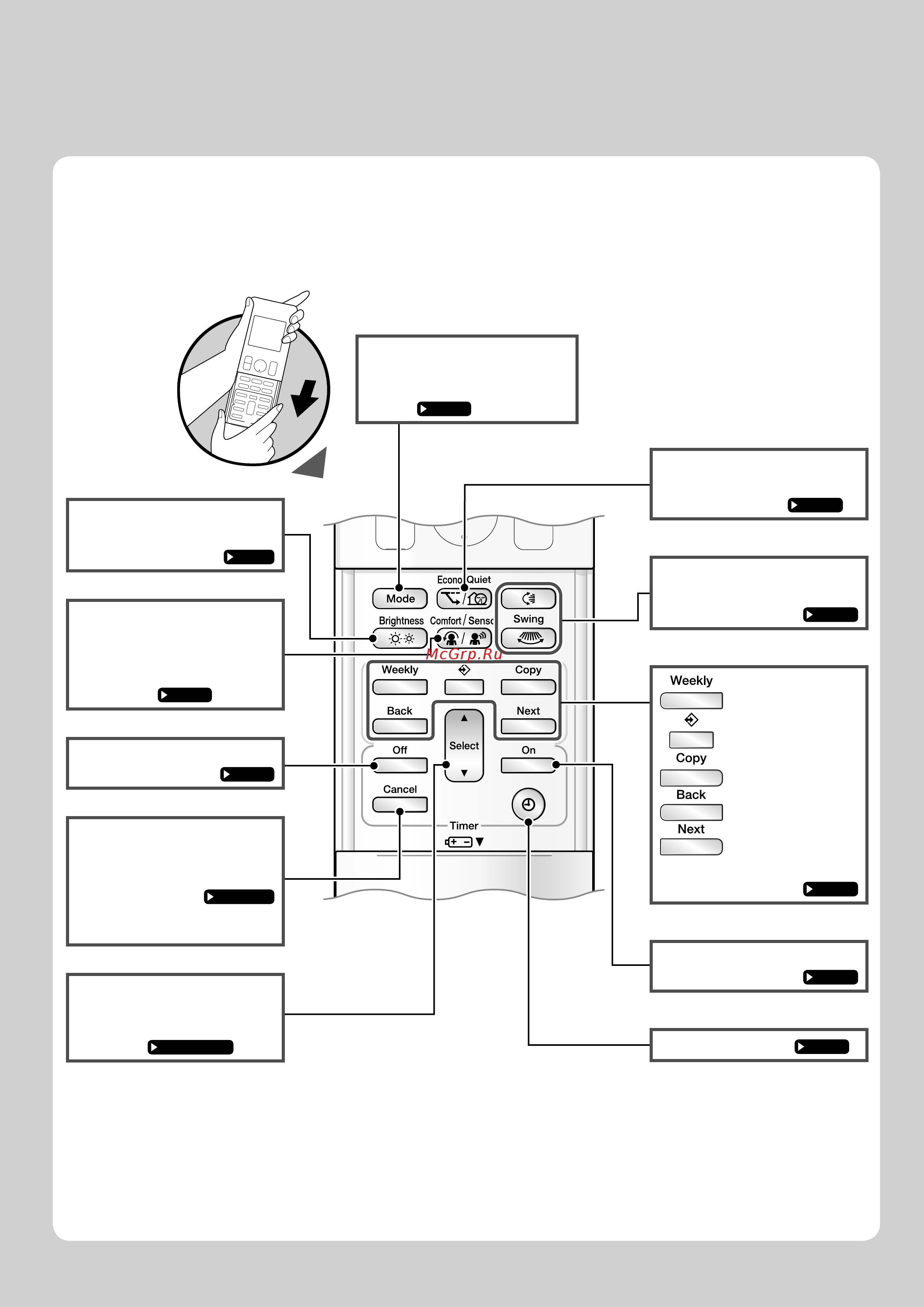 Daikin FTXLS35K3V1B [9/40] Name of parts