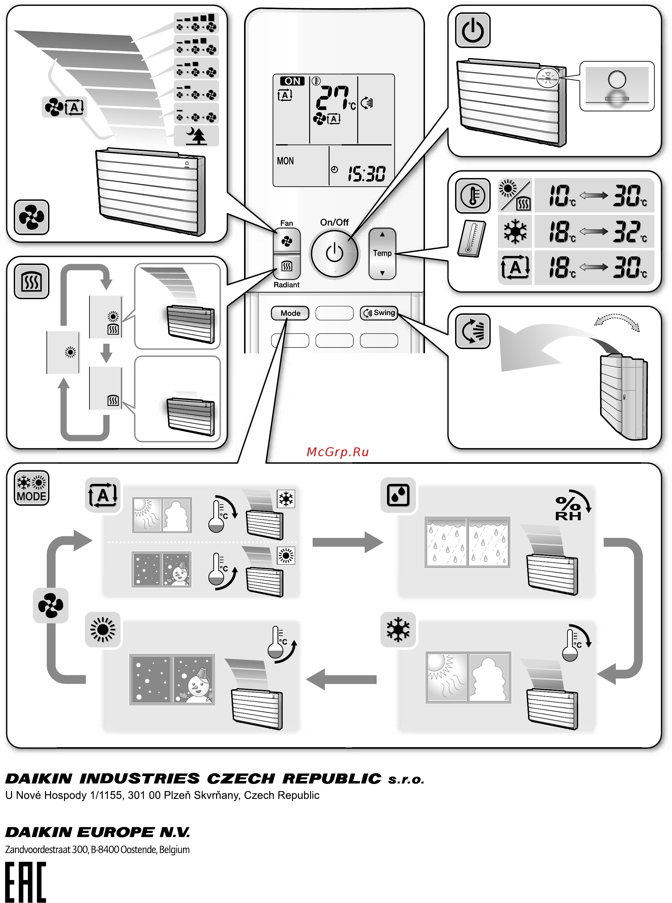 Daikin FVXG50K2V1B Инструкция по эксплуатации онлайн [42/42] 552532