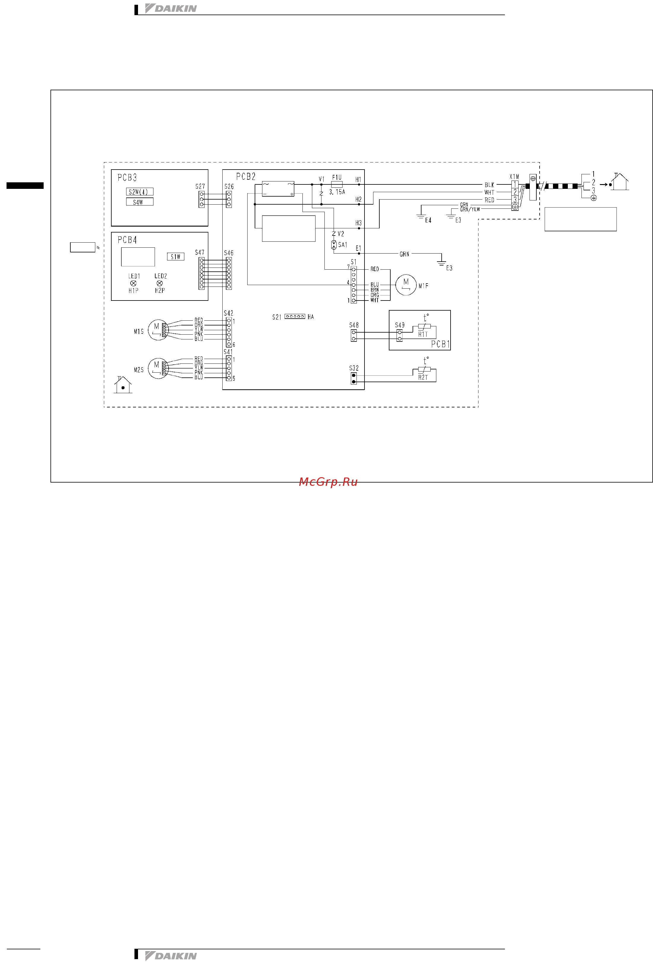 Daikin FVXS35FV1B [9/12] 1 wiring diagram