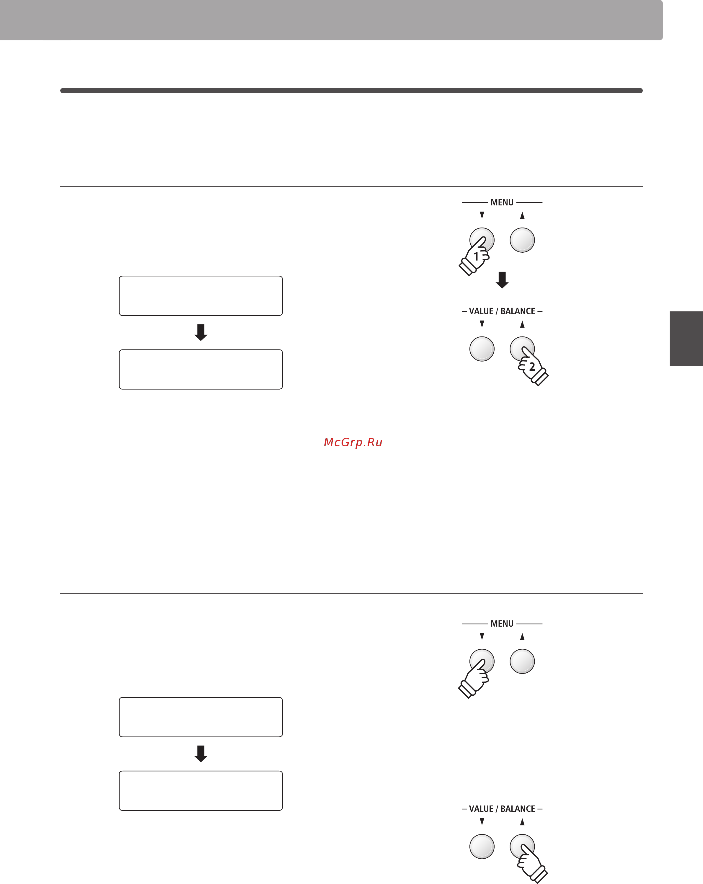 Kawai ES8B [41/156] Rhythm section settings