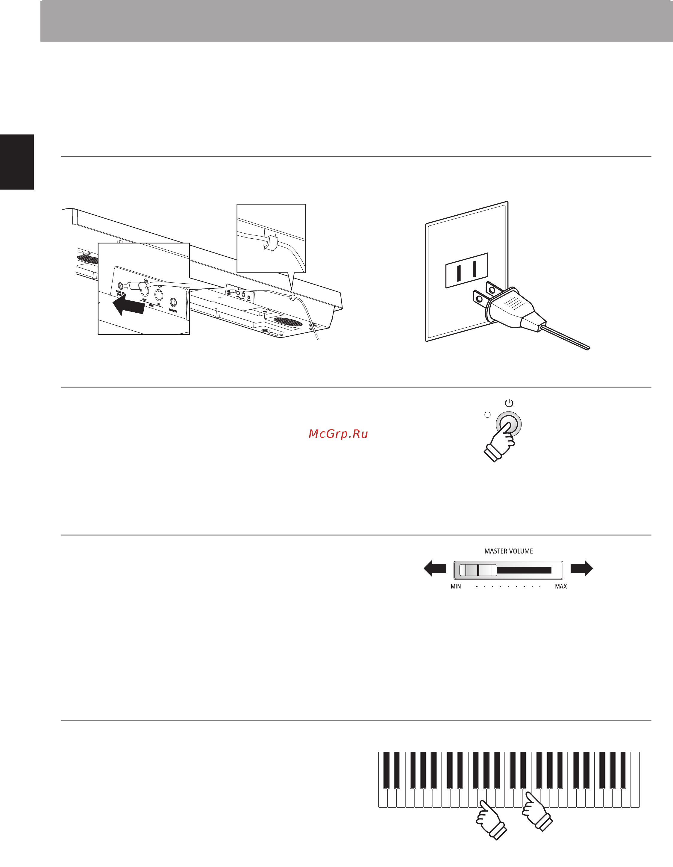 Kawai ES100B [12/62] Basic operation