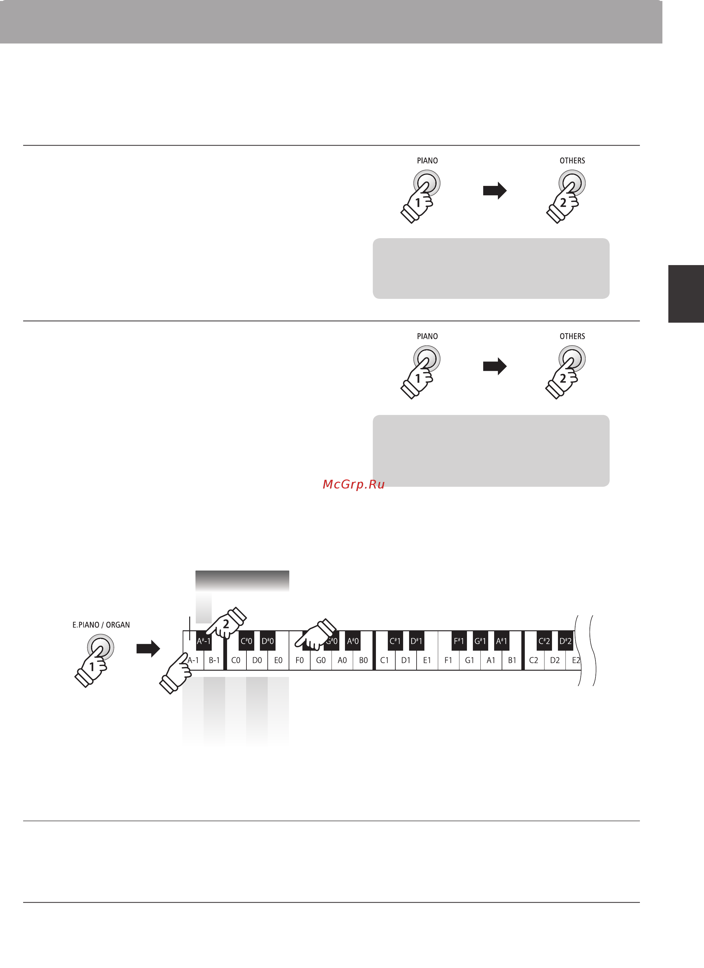 Kawai ES100B [15/62] Dual mode