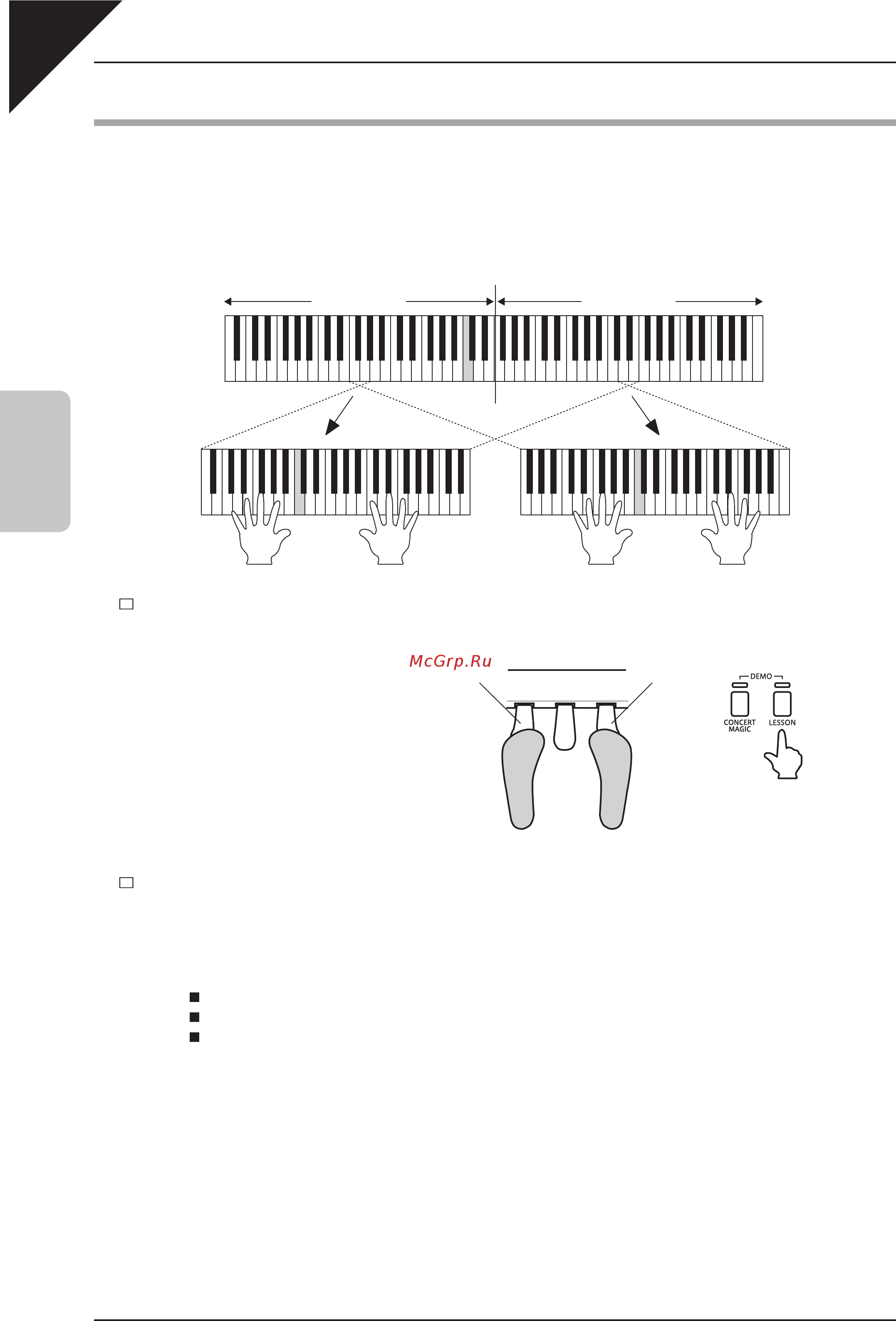 Kawai CN23B [14/42] Режим four hands