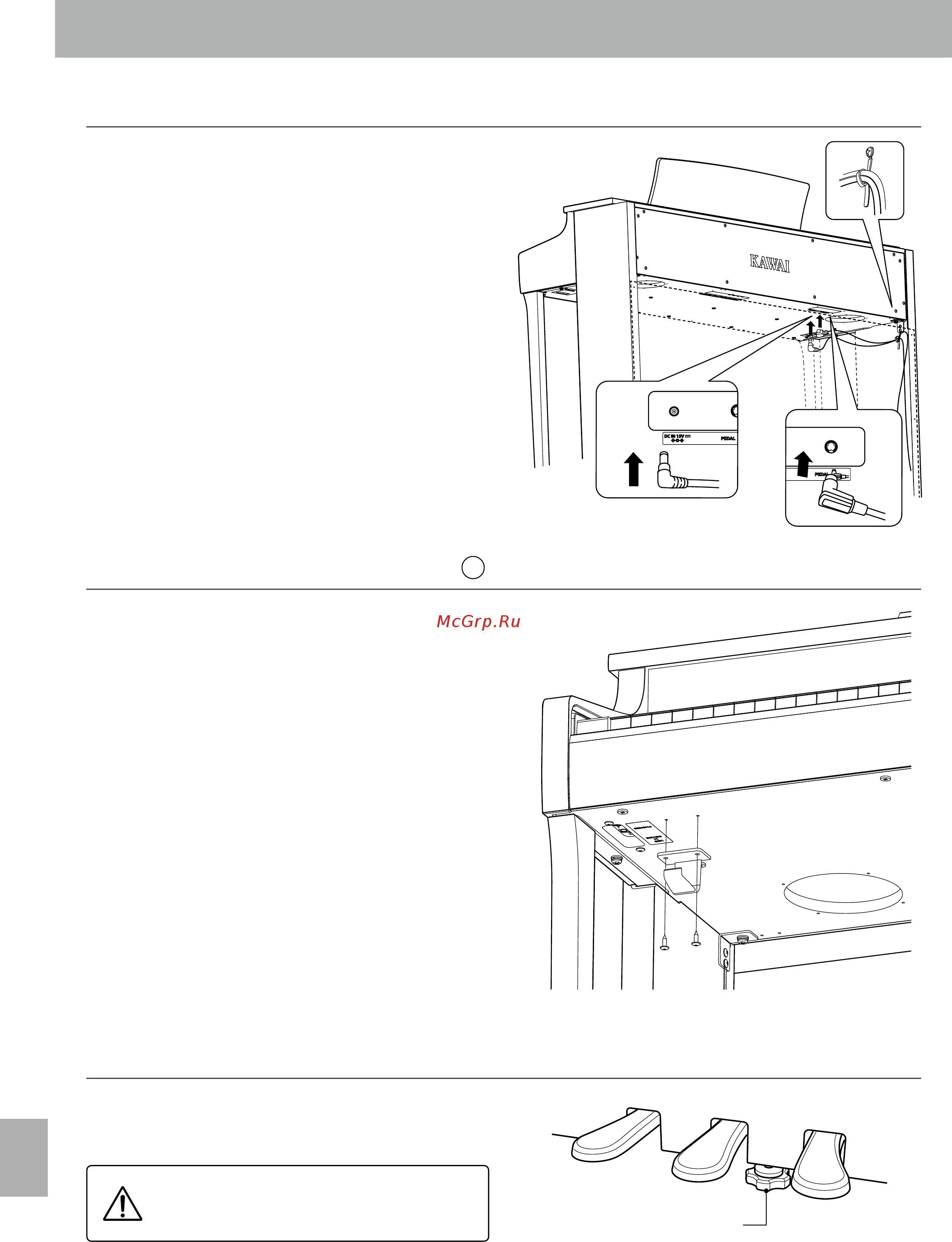 Kawai CN35M [118/142] Assembly instructions