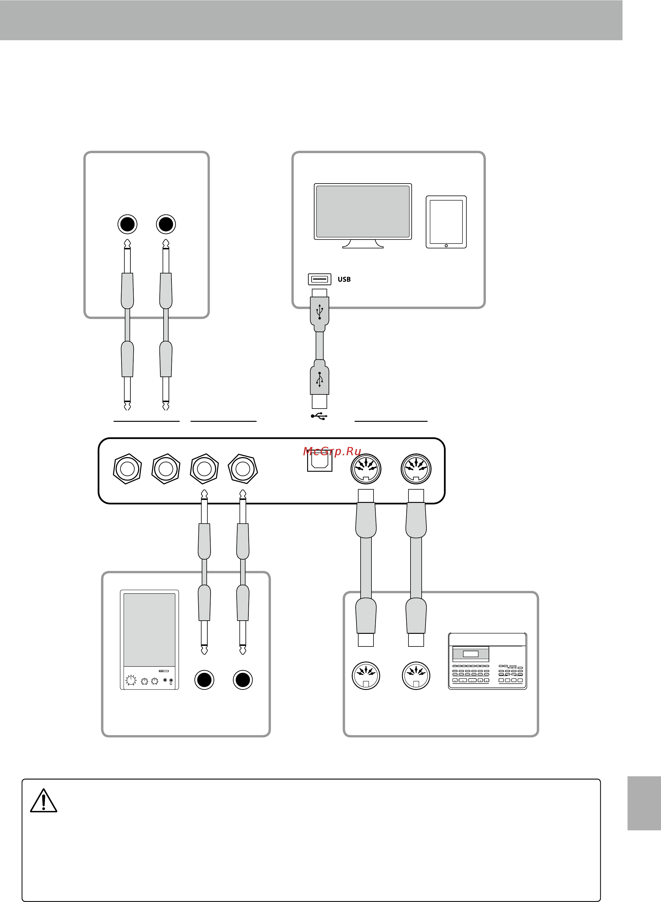 Kawai CN35M [119/142] Connecting to other devices