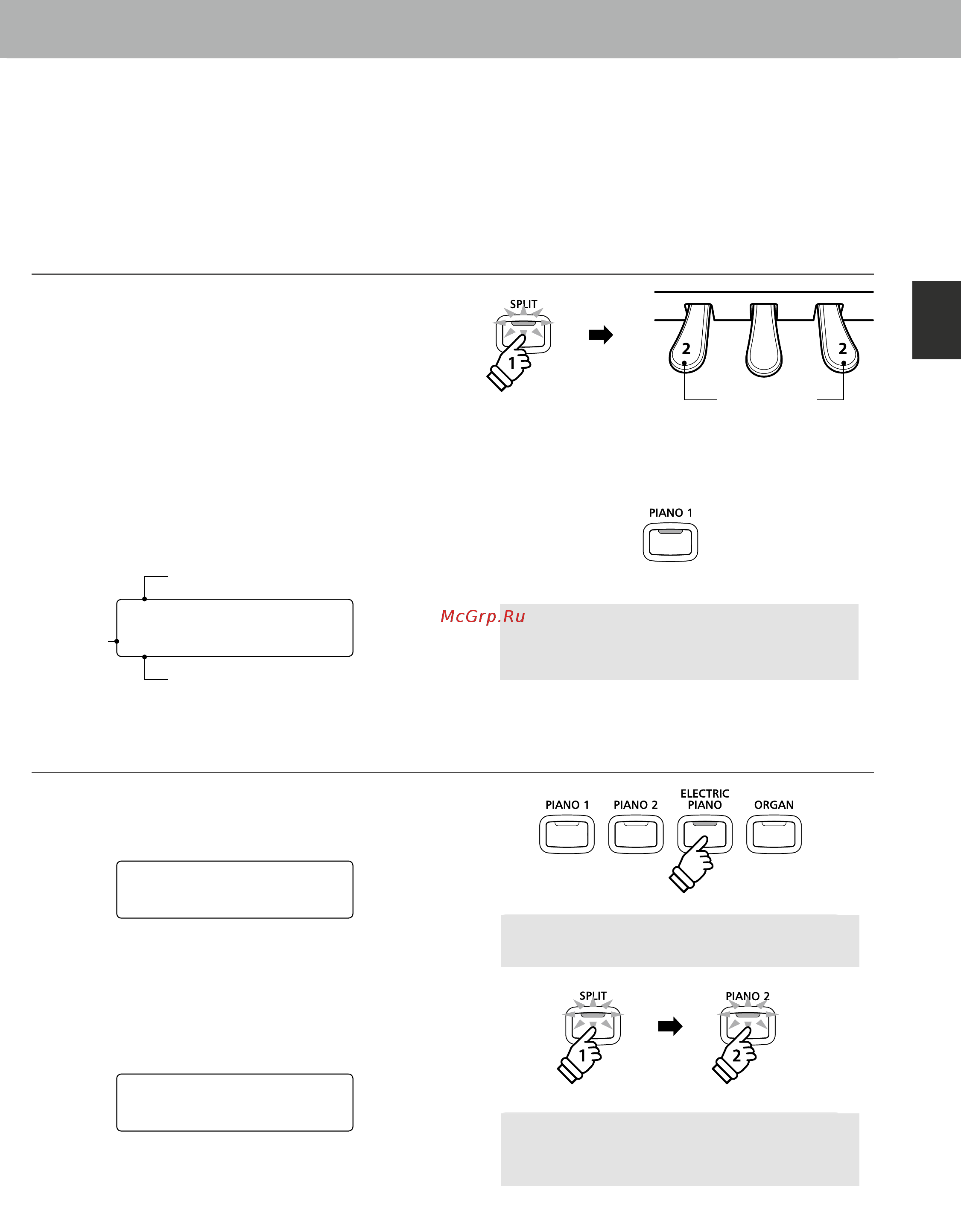 Kawai CN35M [23/142] Four hands mode