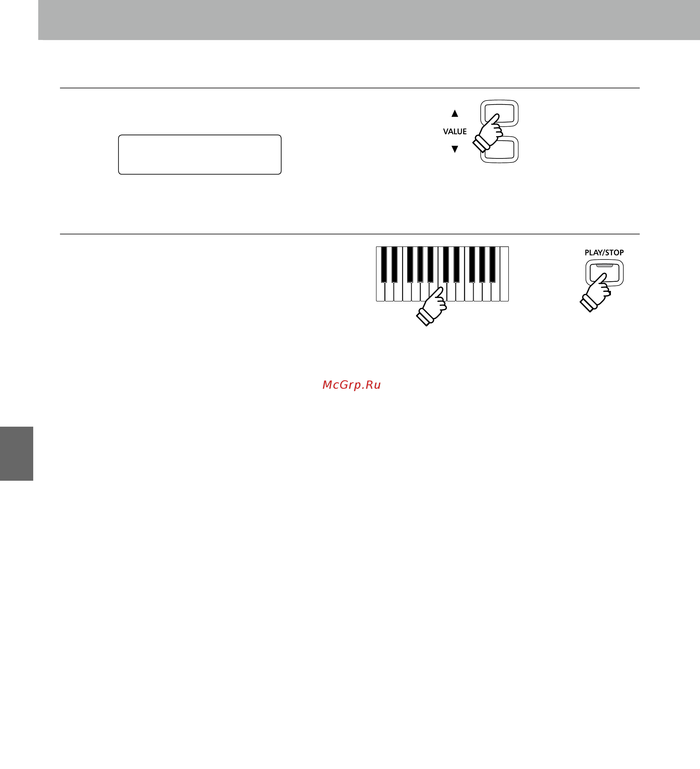 Kawai CN35M [56/142] Audio record playbac