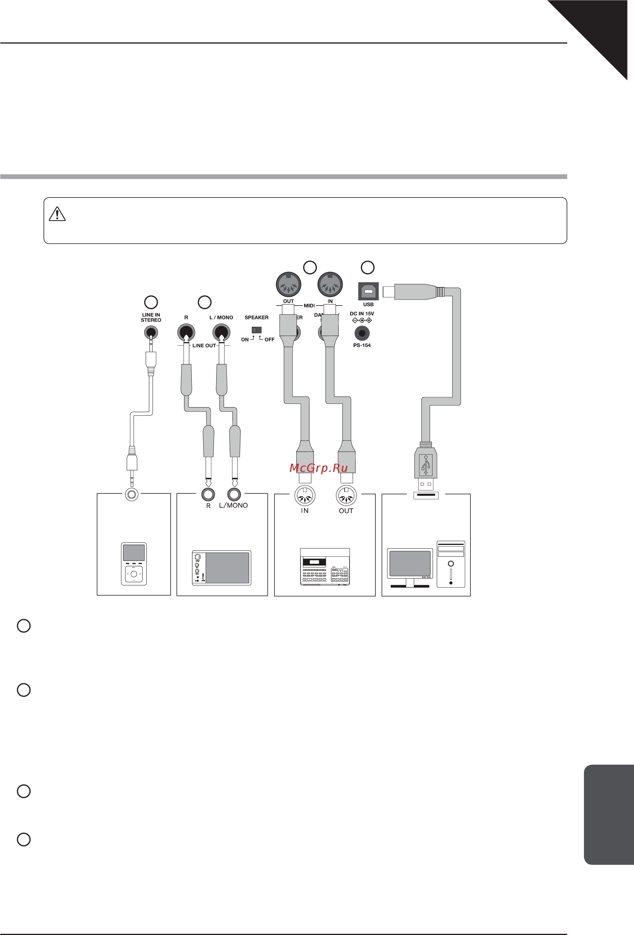 Kawai ES6W [73/86] Приложения