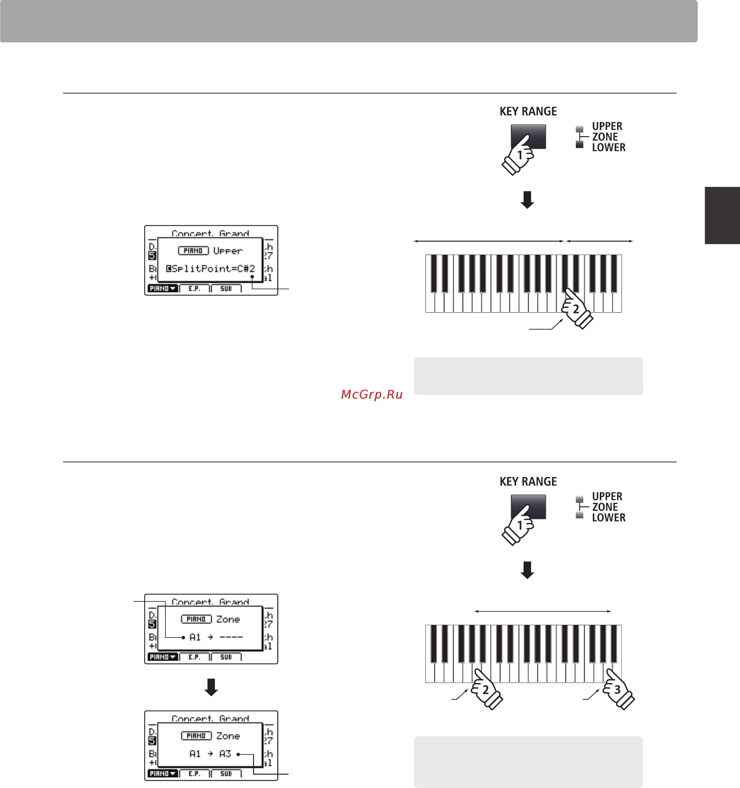 Kawai MP11 [27/140] Основные функции