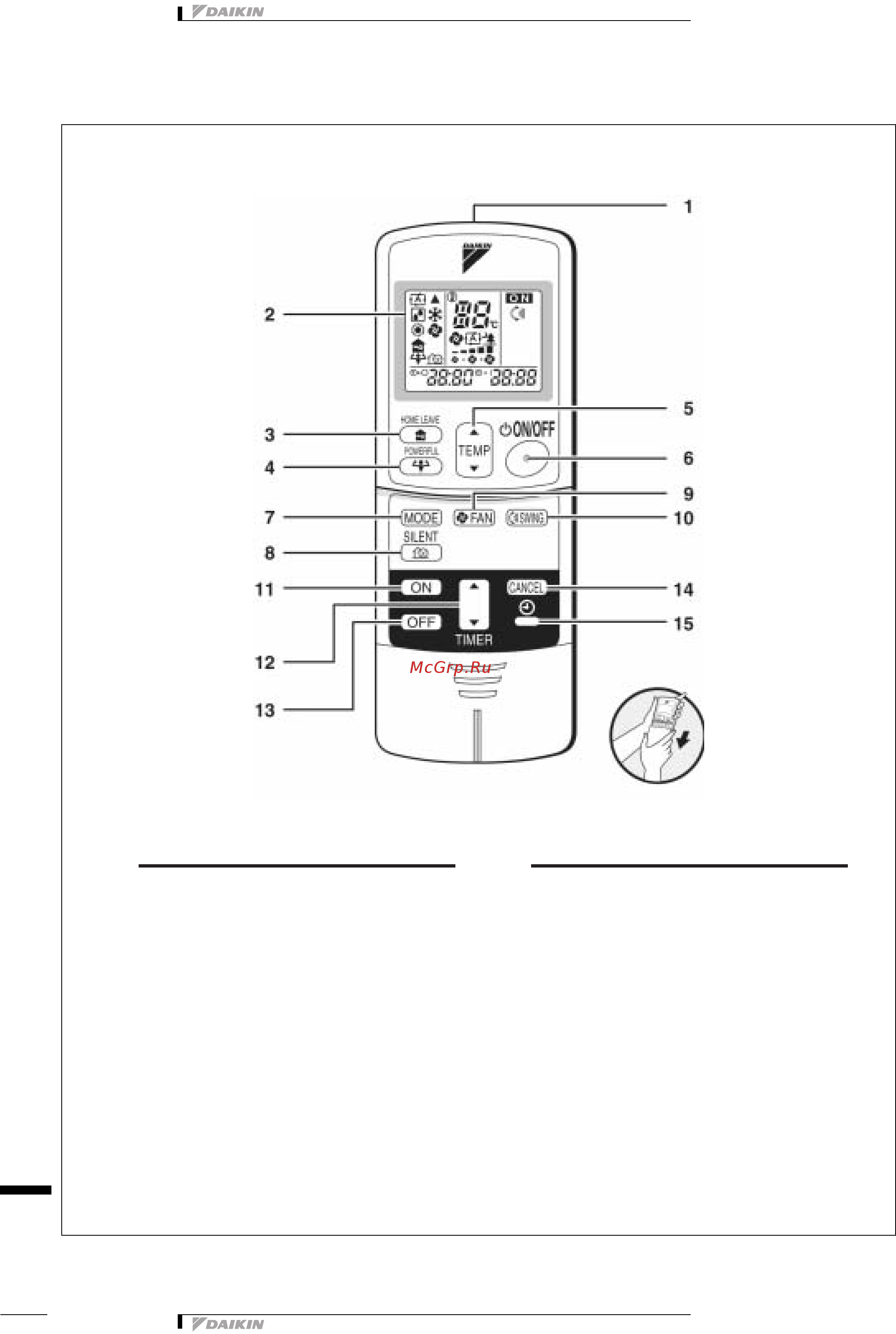 Daikin FLXS25BAVMB [7/17] Control systems