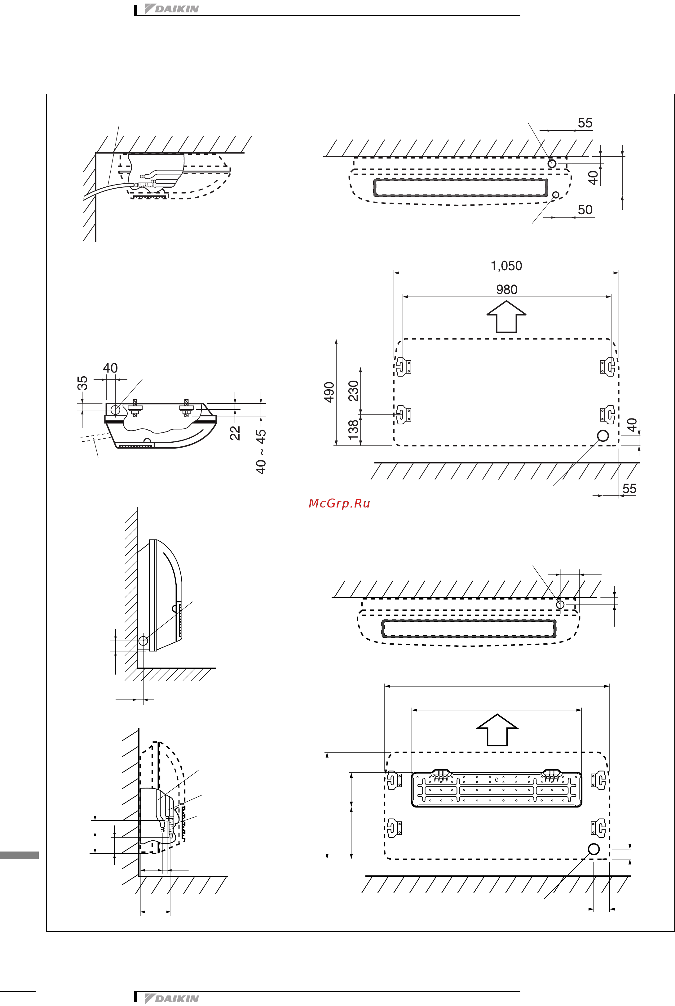 Daikin FLKS35BAVMB [15/16] Installation