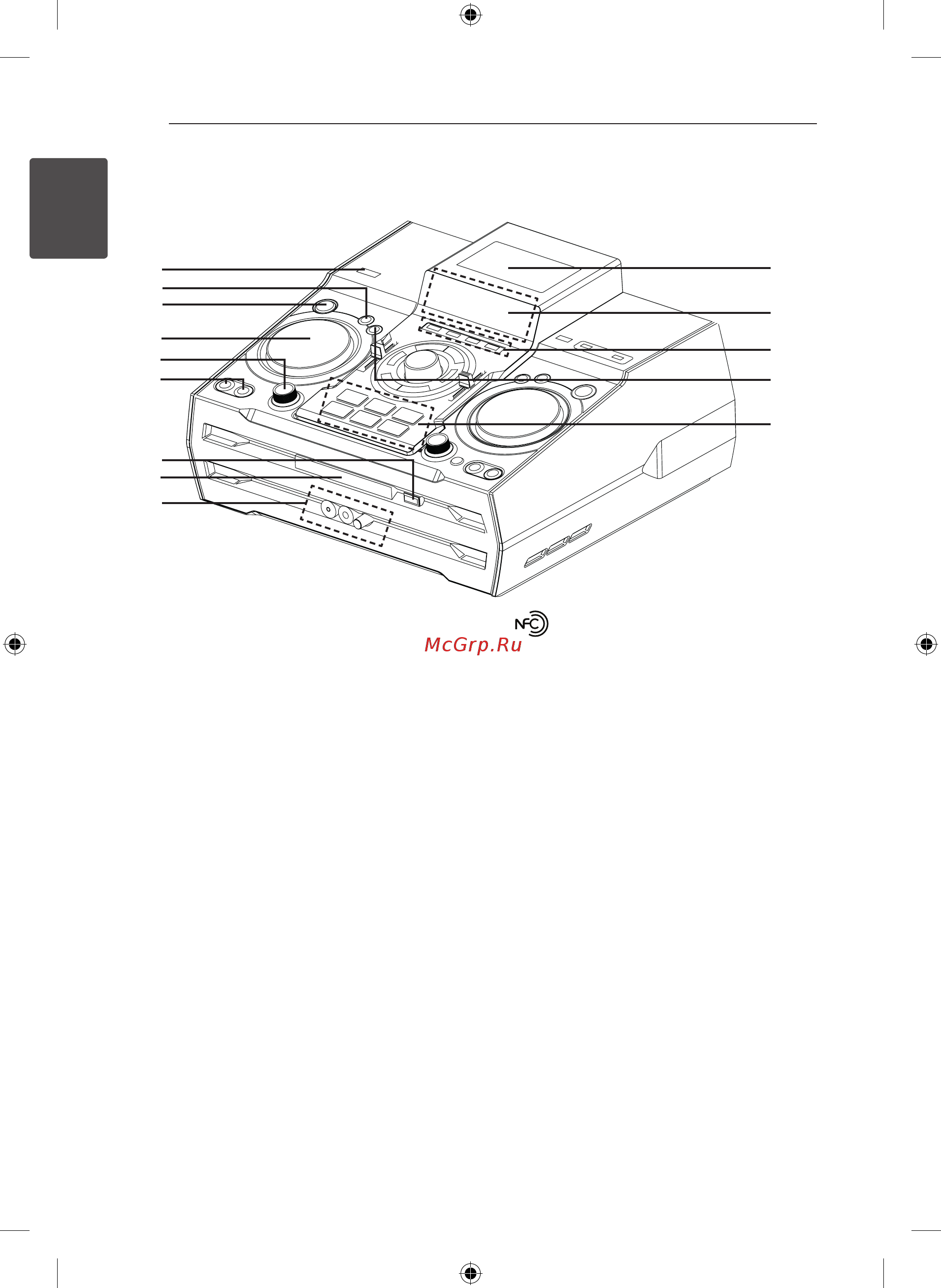 LG CMS9940W [10/40] Передняя панель