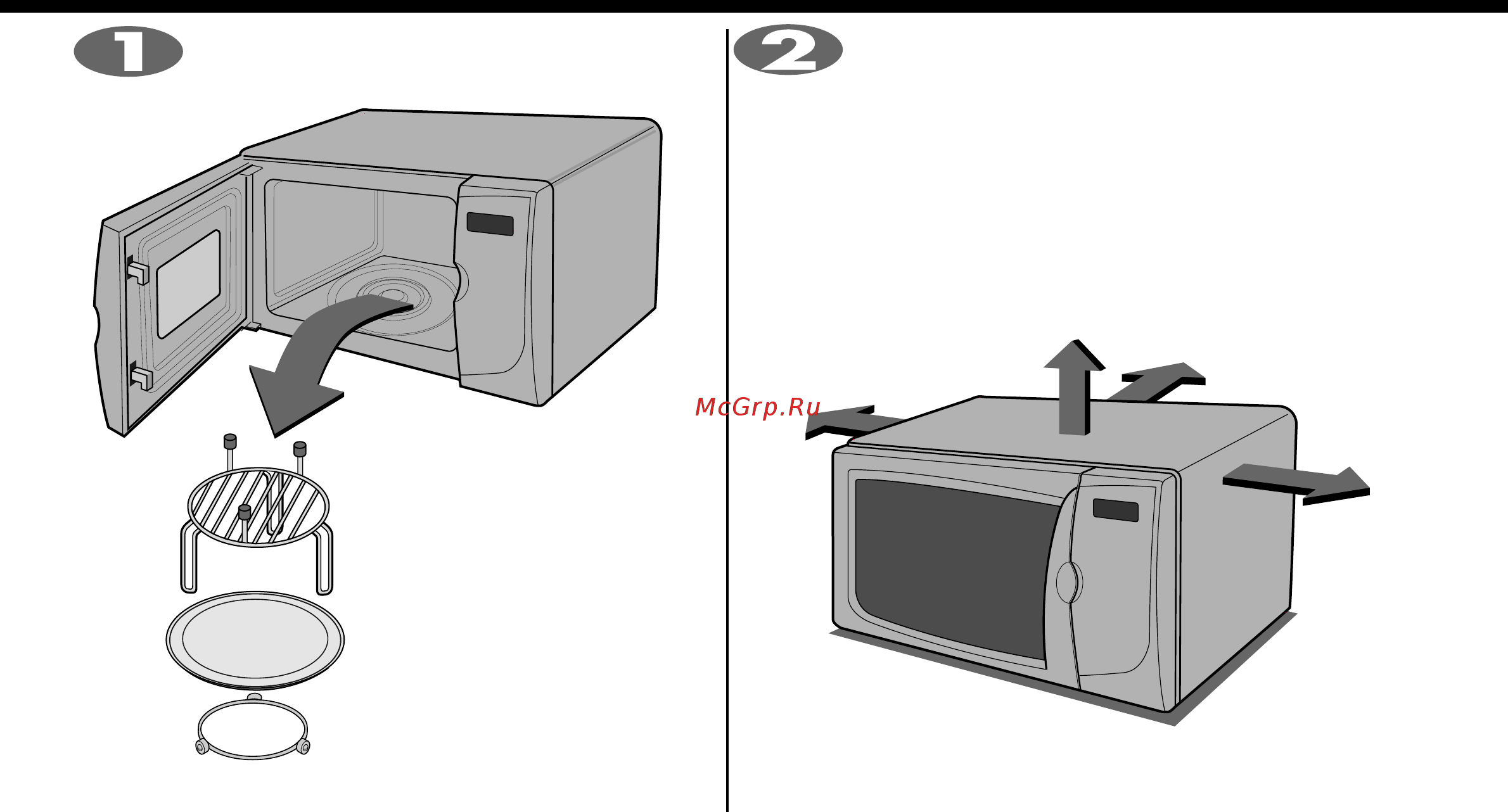 LG MB-4342 A [4/28] Распаковка и установка печи