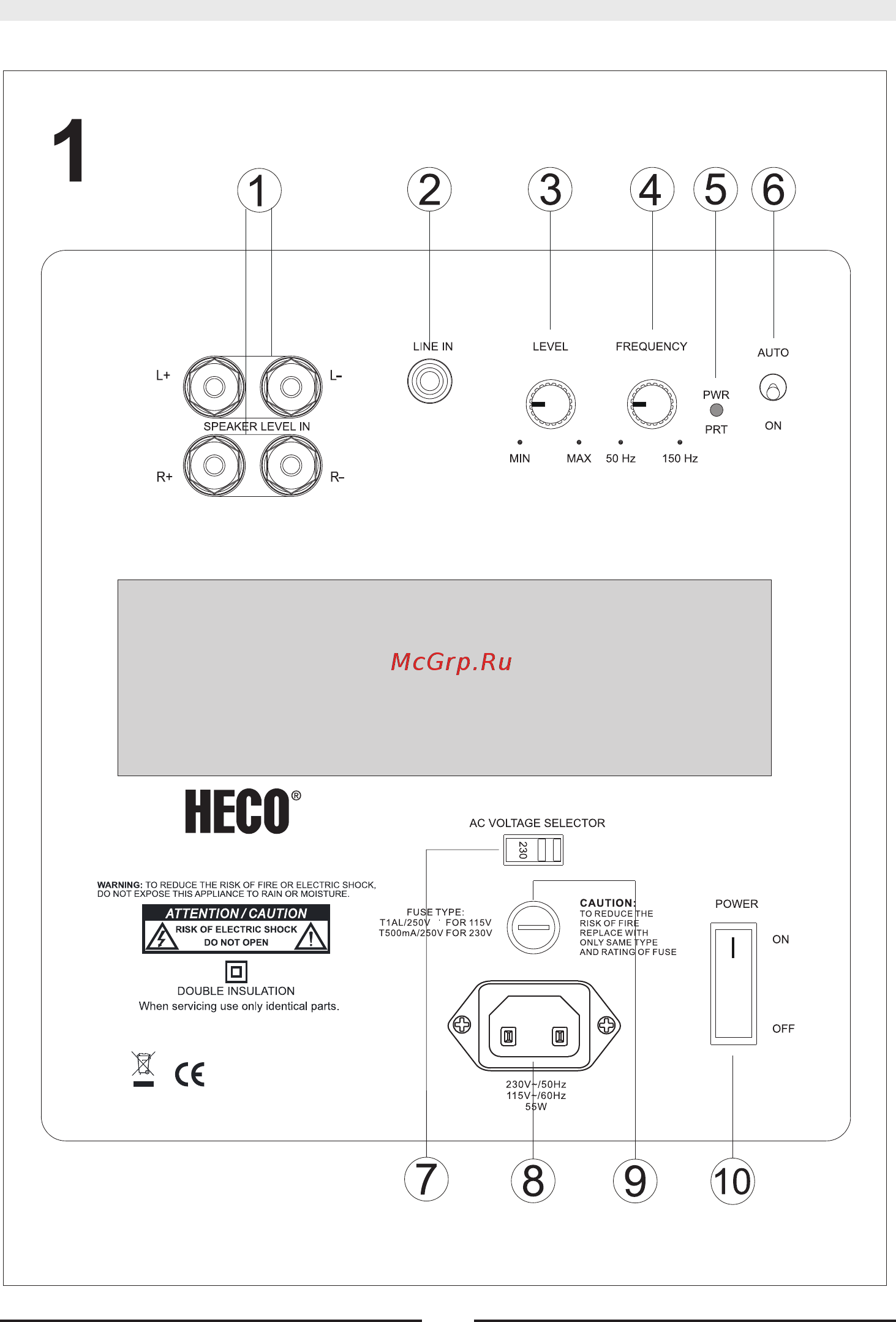 Heco Victa Prime Sub 252A Black Инструкция по эксплуатации онлайн [6/11] 553600