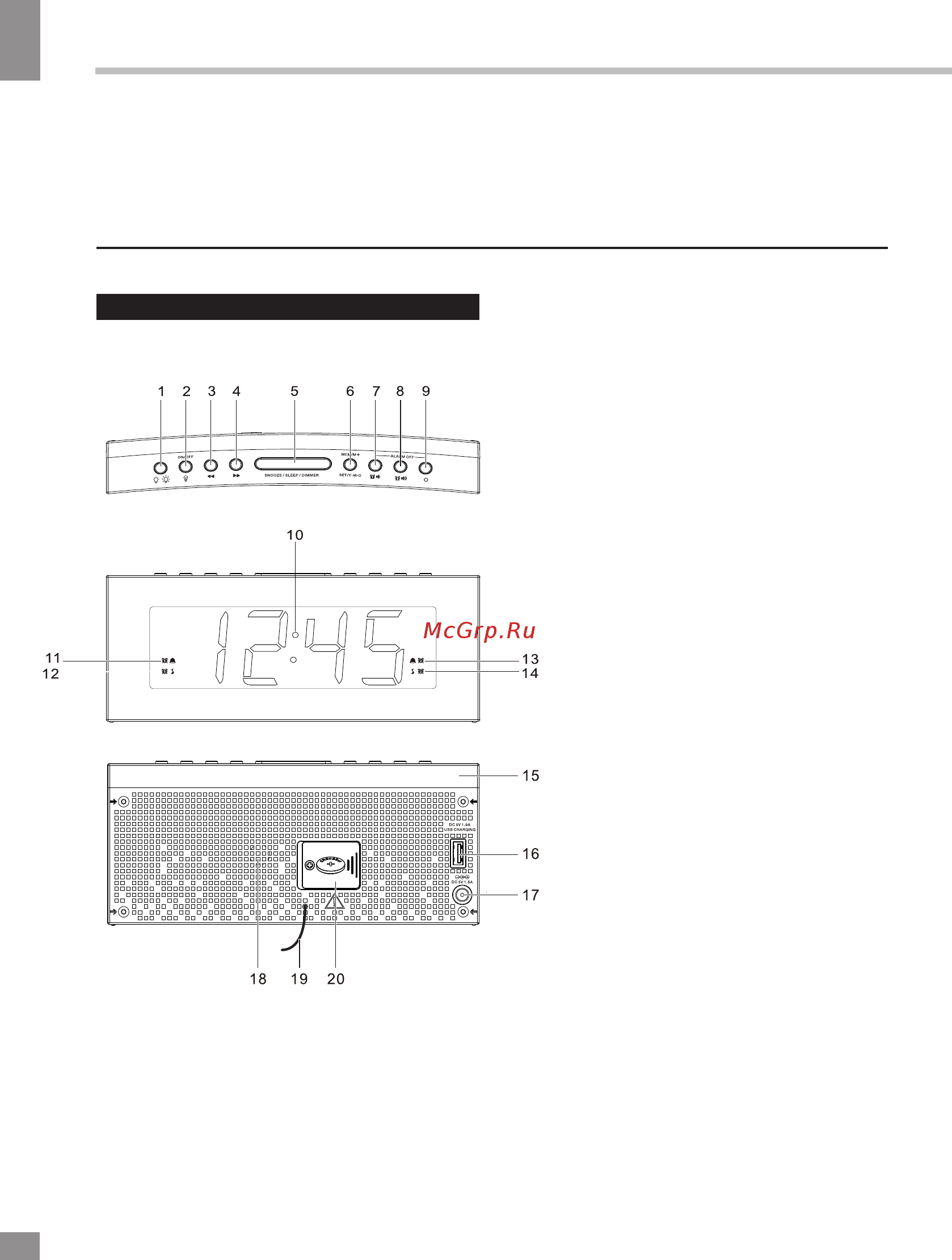 Telefunken TF-1569U Black/White [3/21] Instruction manual