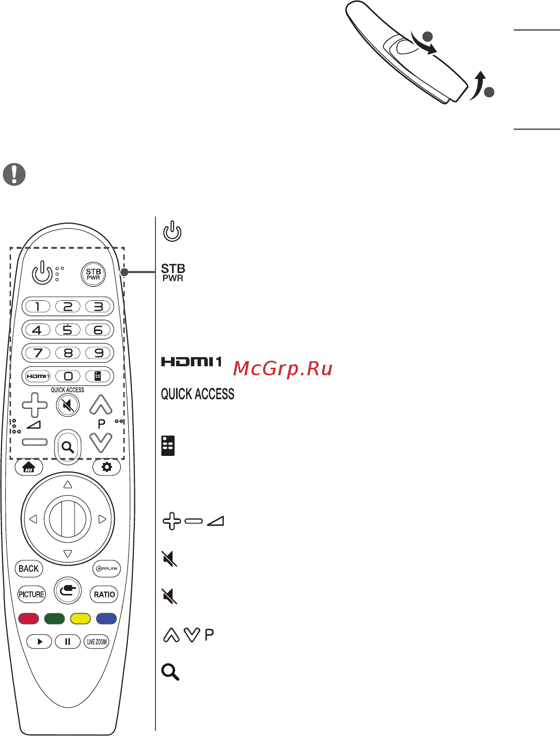 LG HF60LSR [29/146] Пульт ду magic