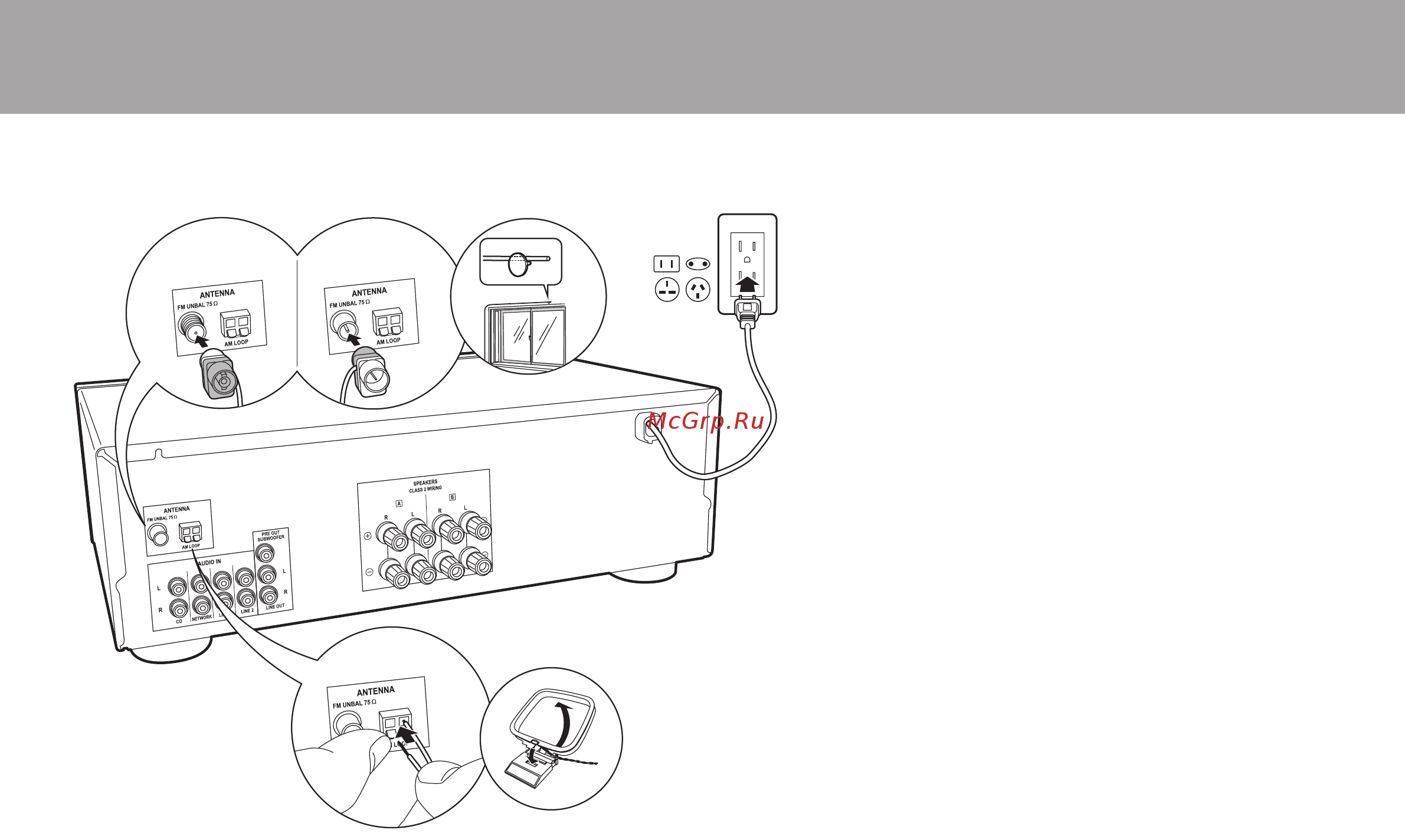 Pioneer SX-10AE Silver [10/28] Этап 3 кабельные соединения