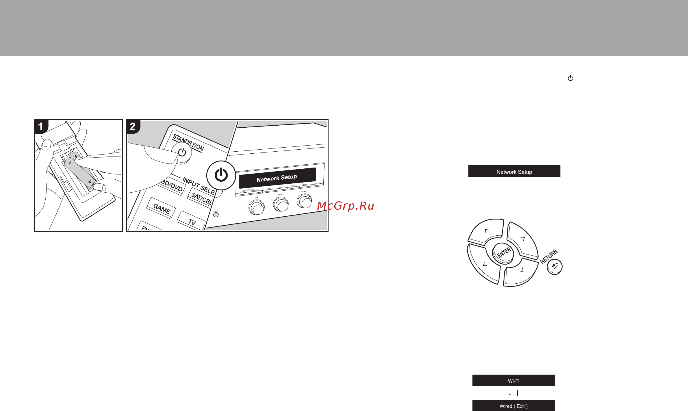 Pioneer SX-N30AE Silver [12/44] Первоначальная настройка с помощью мастера автоматического включения