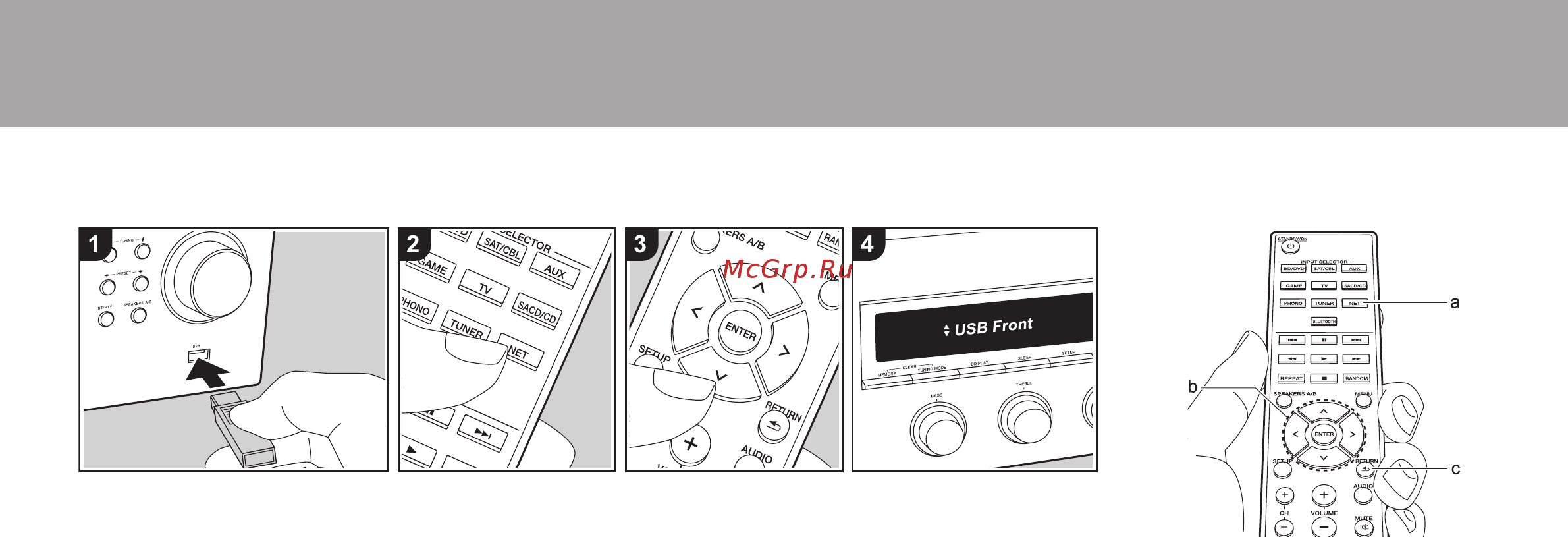 Pioneer SX-N30AE Silver [18/44] Запоминающее устройство usb