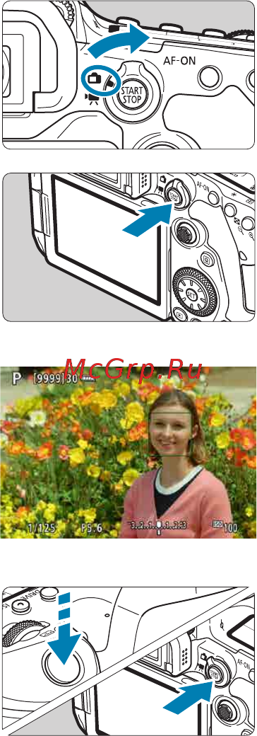 Canon EOS 90D Body [71/648] Просмотр экрана во время съемки съемка в режиме live view