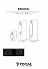 Focal Chora 826 Black 1шт. Инструкция по эксплуатации